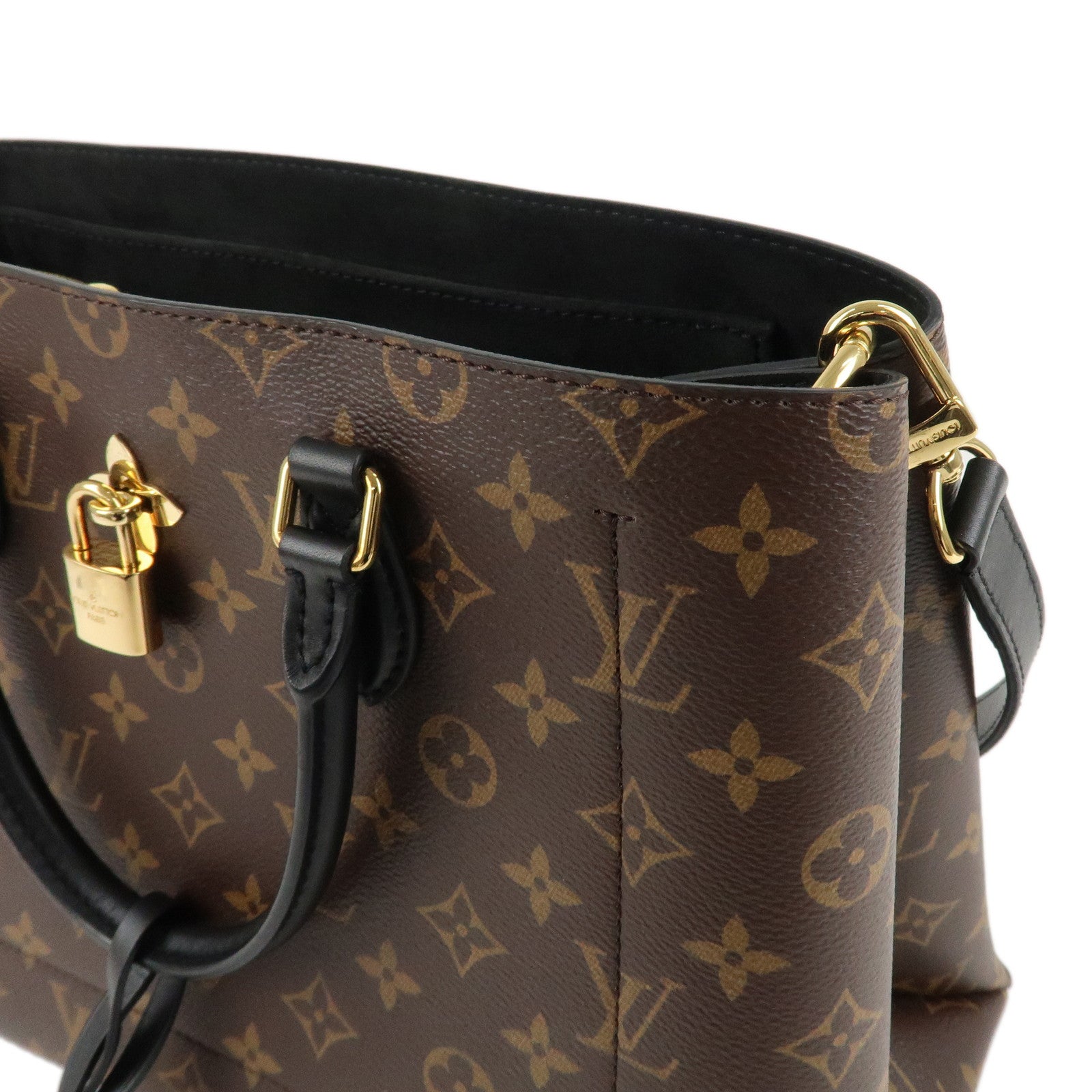 Louis Vuitton Monogram 2Way Bag Flower Tote Shoulder Bag M43550