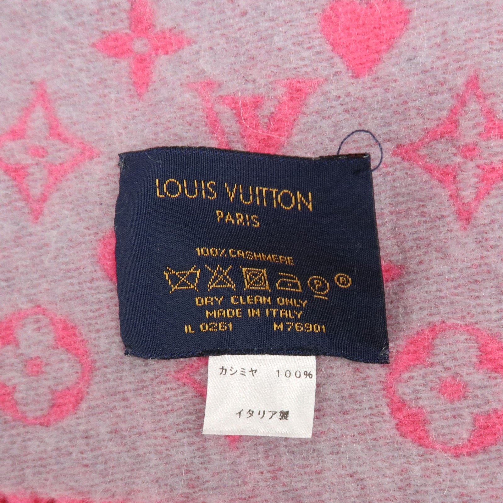 Louis Vuitton Escharp Game On Pink Scarf Pink M76901