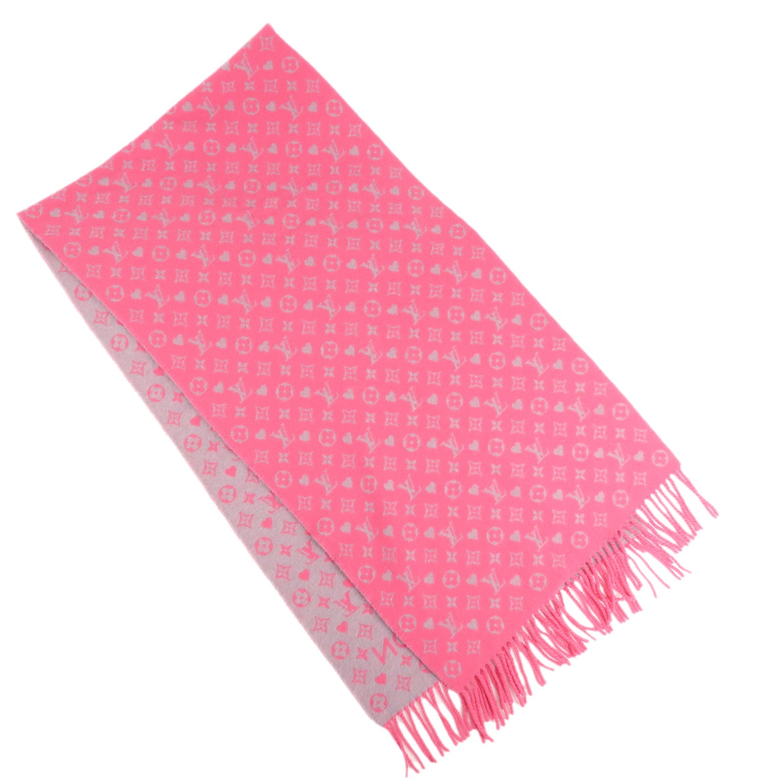 Louis Vuitton Escharp Game On Pink Scarf Pink M76901