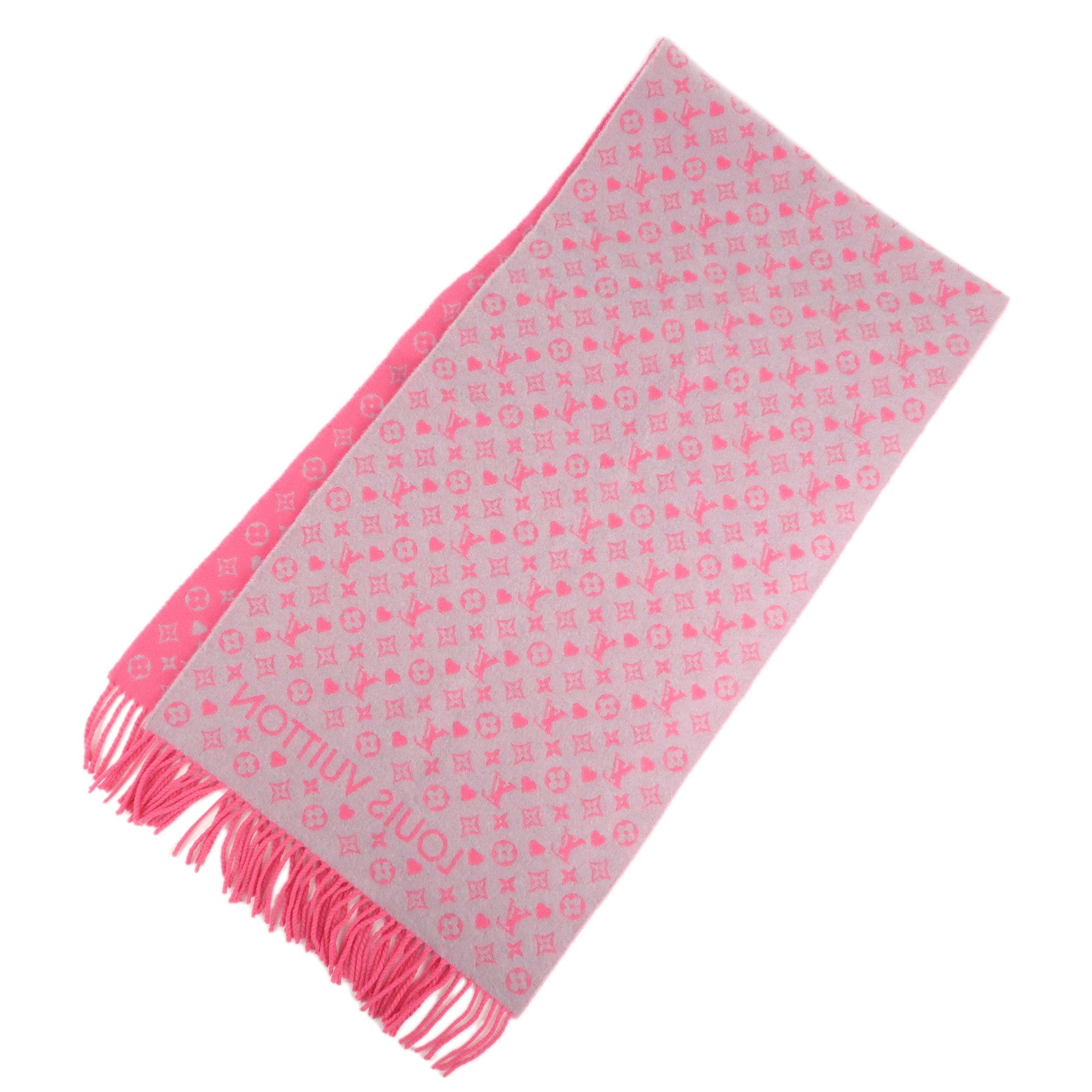 Louis Vuitton Escharp Game On Pink Scarf Pink M76901