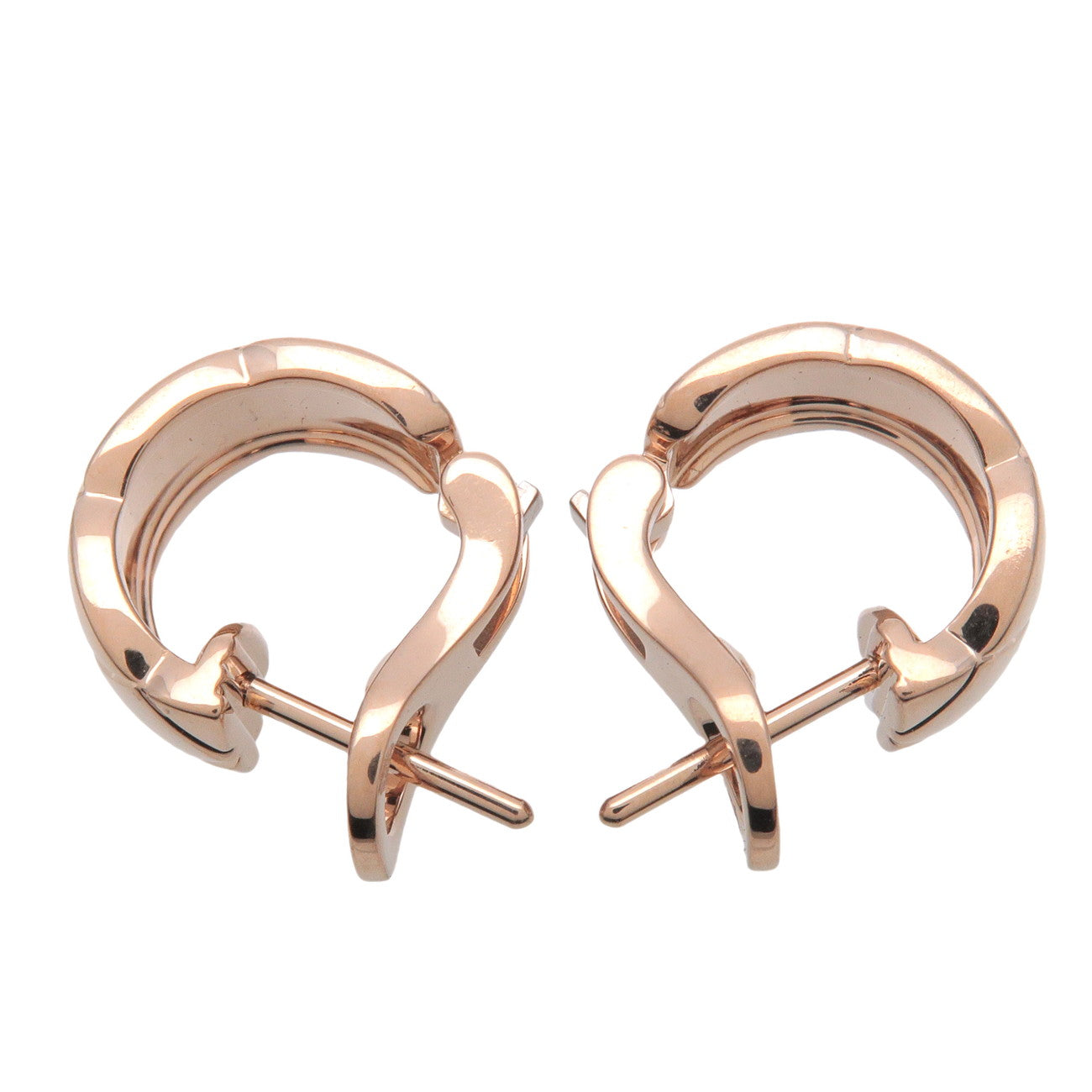 CHANEL COCO Crush Earring K18PG 750PG Rose Gold J11754