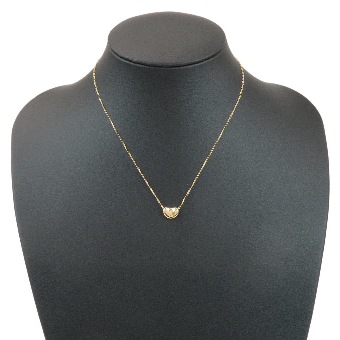 Tiffany&Co. Bean Necklace Small K18YG 750YG Yellow Gold