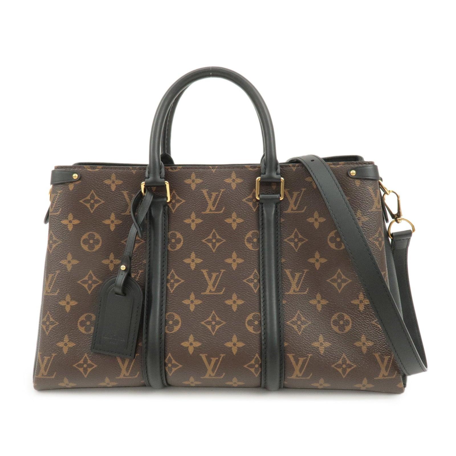 Louis-Vuitton-Monogram-Soufflot-NV-MM-2Way-Hand-Bag-Brown-M44817