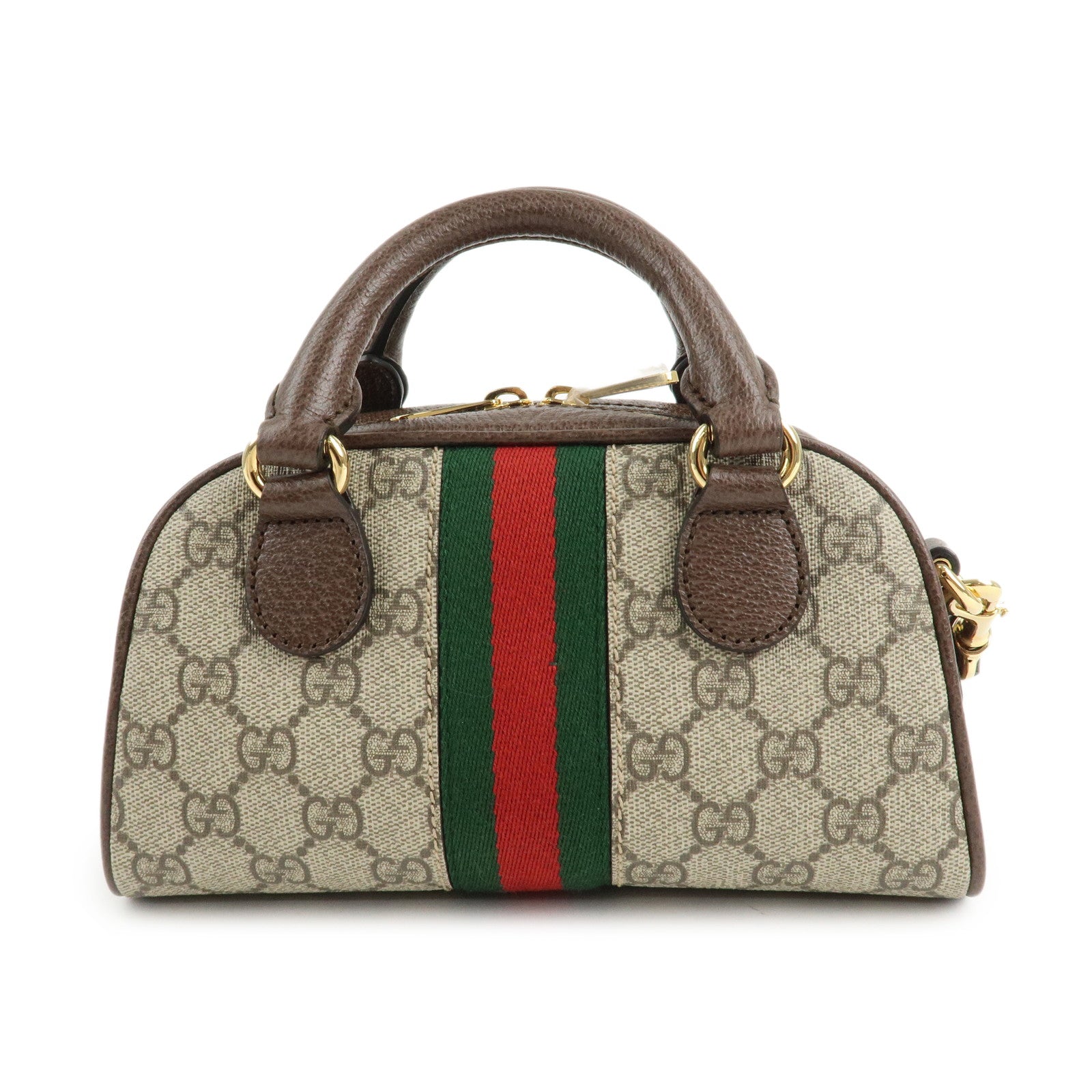 GUCCI Ophidia Sherry GG Supreme Leather 2Way Bag Shoulder Bag Used