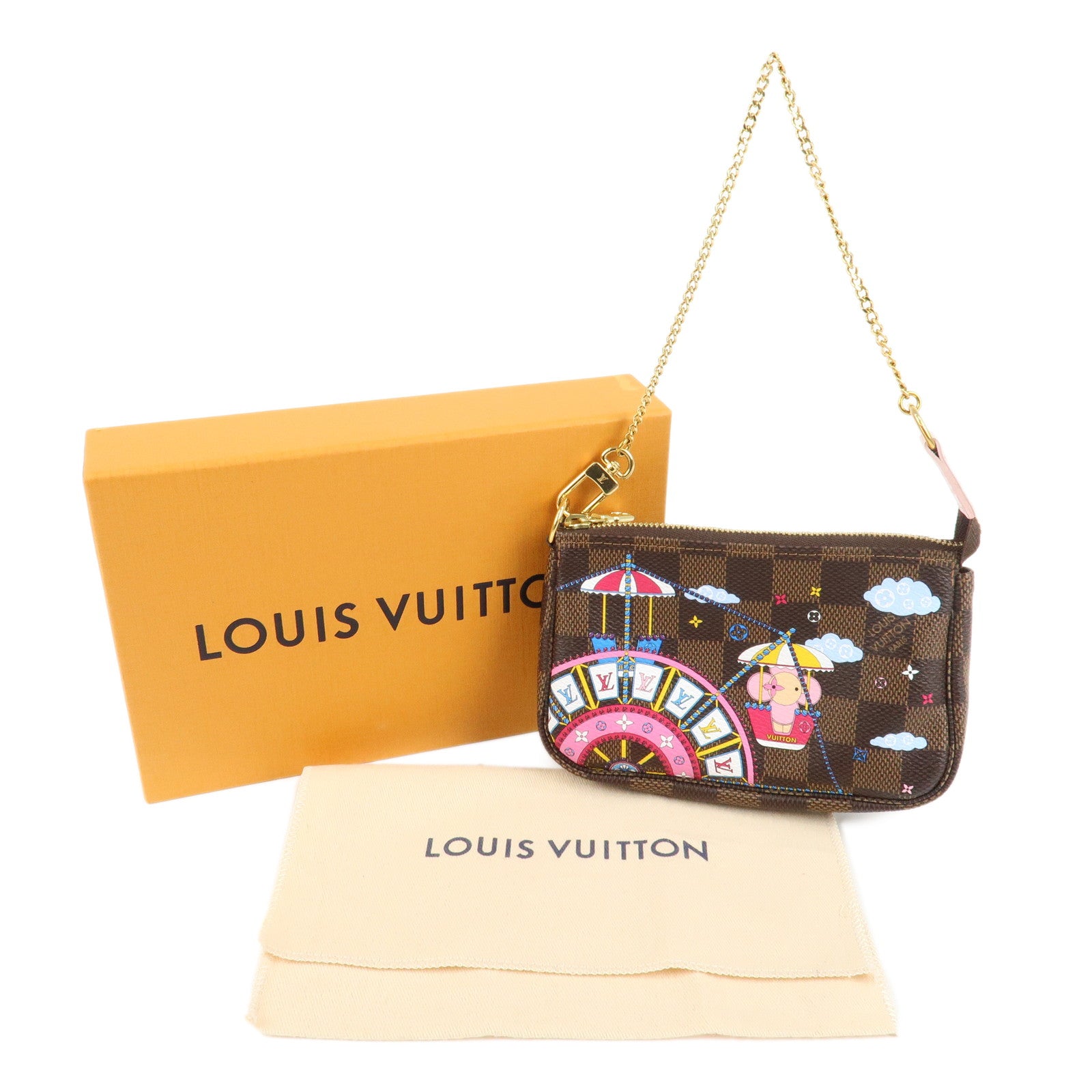 Louis Vuitton Monogram Mini Pochette Accessoire Vivienne N60402 Used