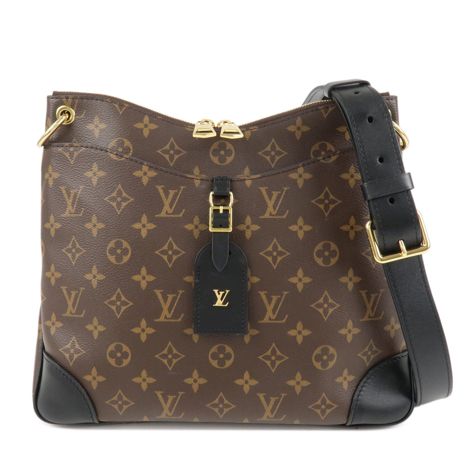 Louis-Vuitton-Monogram-Macassar-Odeon-NM-PM-Bag-Noir-M45353