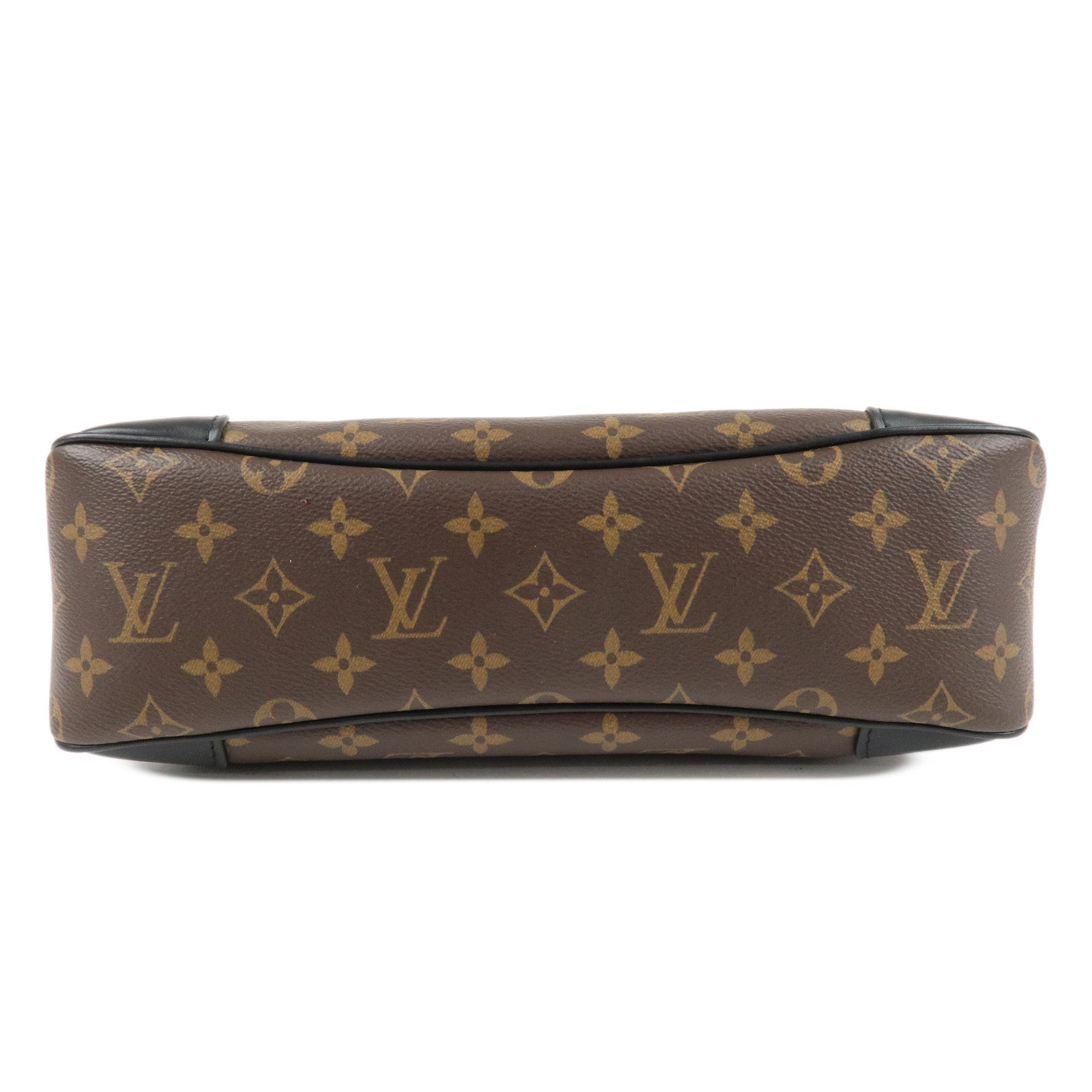 Louis Vuitton Monogram Macassar Odeon NM PM Bag Noir M45353