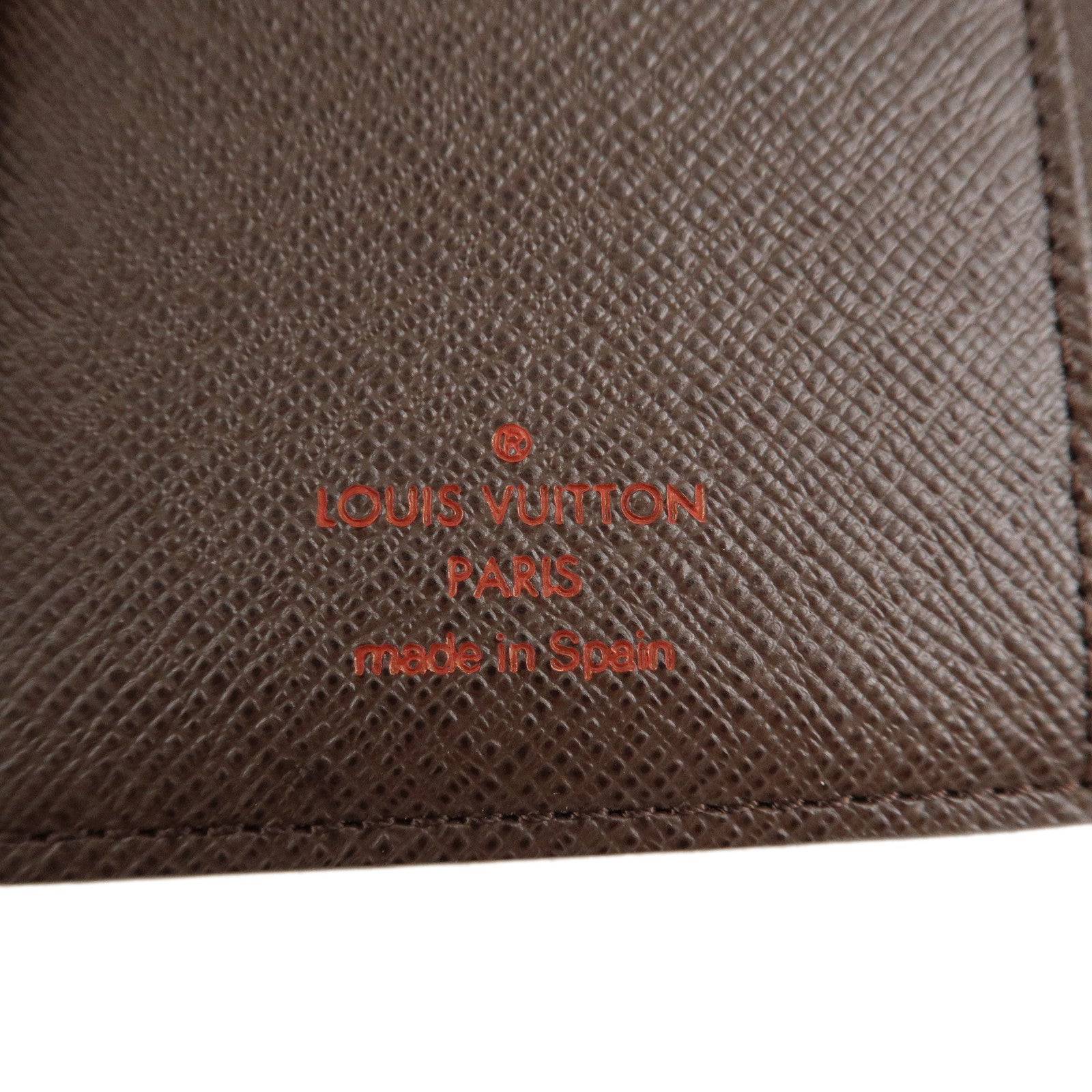 Louis Vuitton Damier Agenda PM Planner Cover Brown R20700