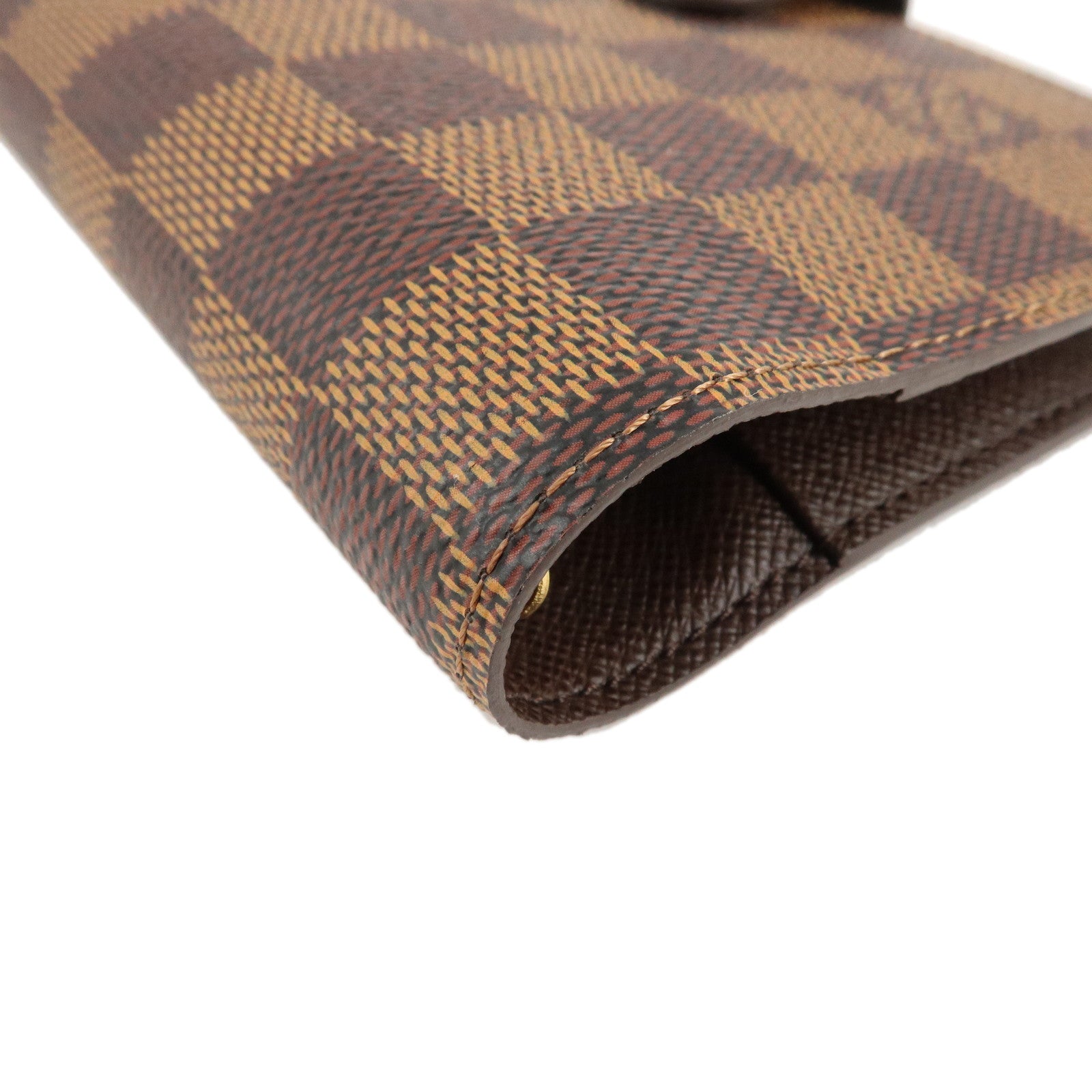 Louis Vuitton Damier Agenda PM Planner Cover Brown R20700