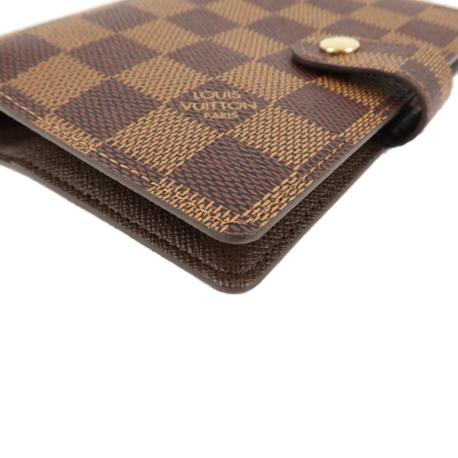 Louis Vuitton Damier Agenda PM Planner Cover Brown R20700