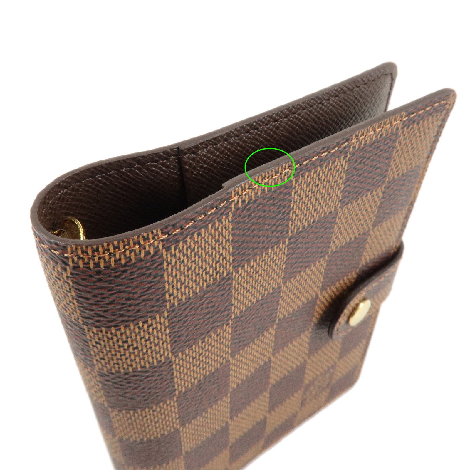 Louis Vuitton Damier Agenda PM Planner Cover Brown R20700