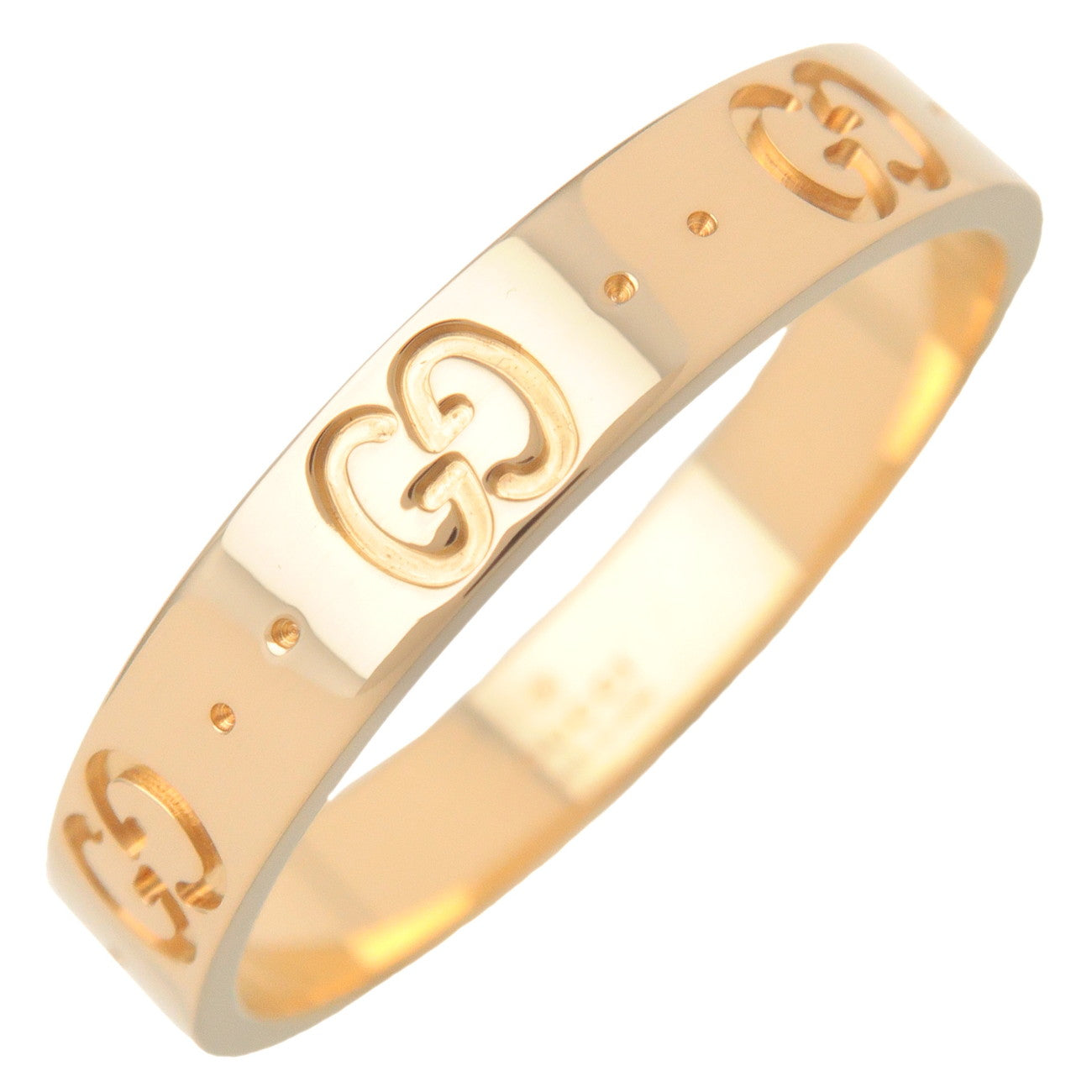 GUCCI-Icon-Ring-K18-750YG-Yellow-Gold-#21-US9.5-EU60-HK21