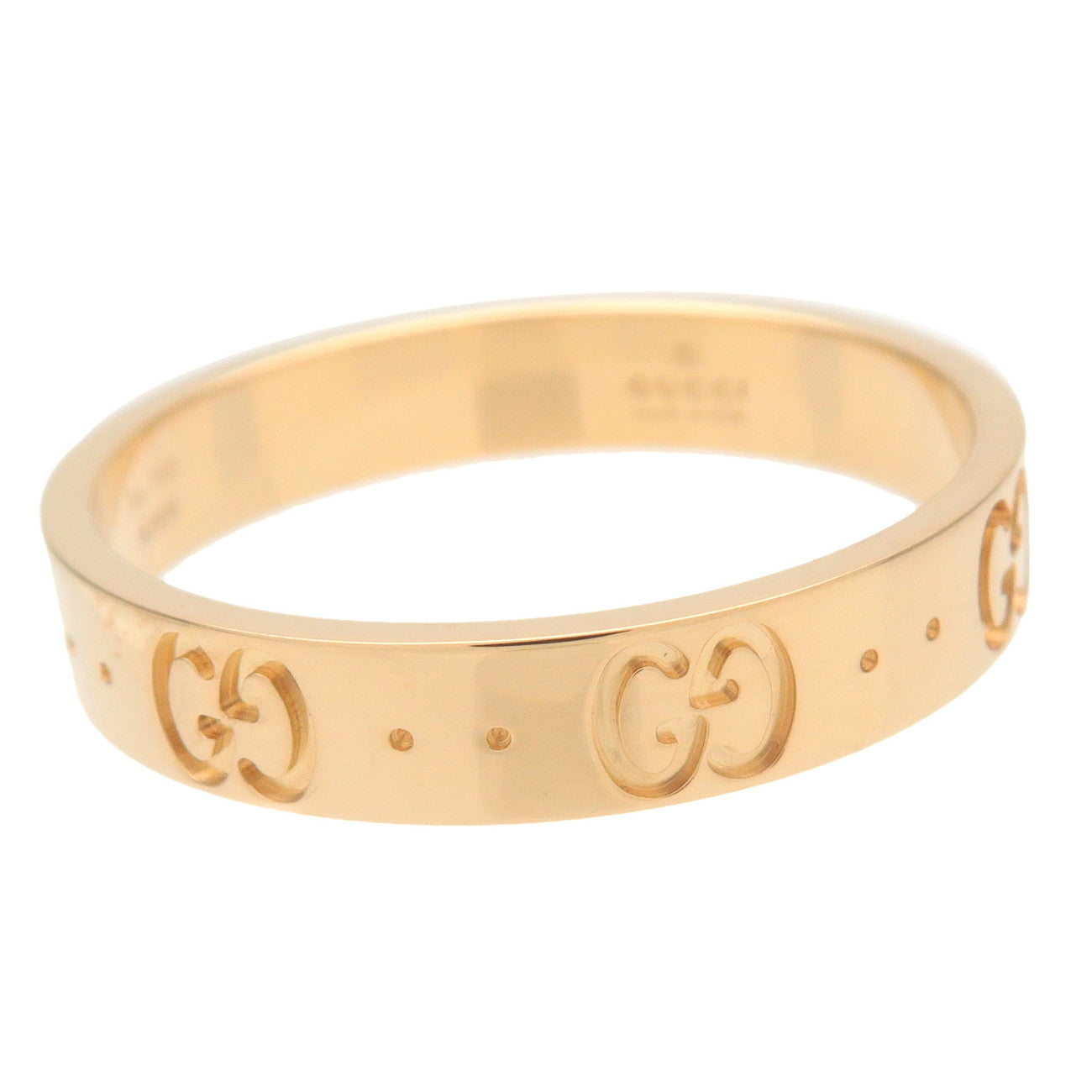 GUCCI Icon Ring K18 750YG Yellow Gold #21 US9.5 EU60 HK21