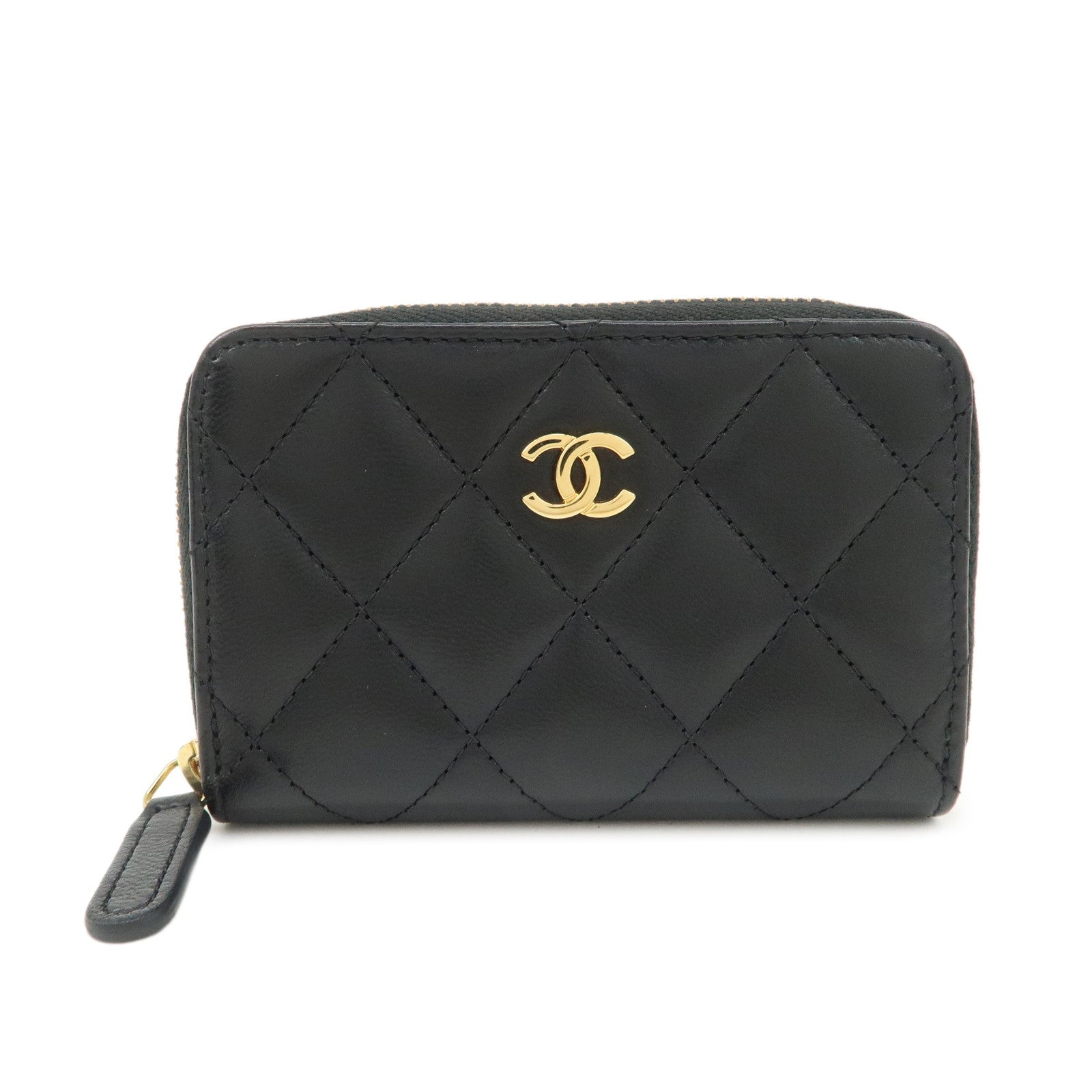 CHANEL-Matelasse-Caviar-Skin-Classic-Zippy-Coin-Case-AP0216