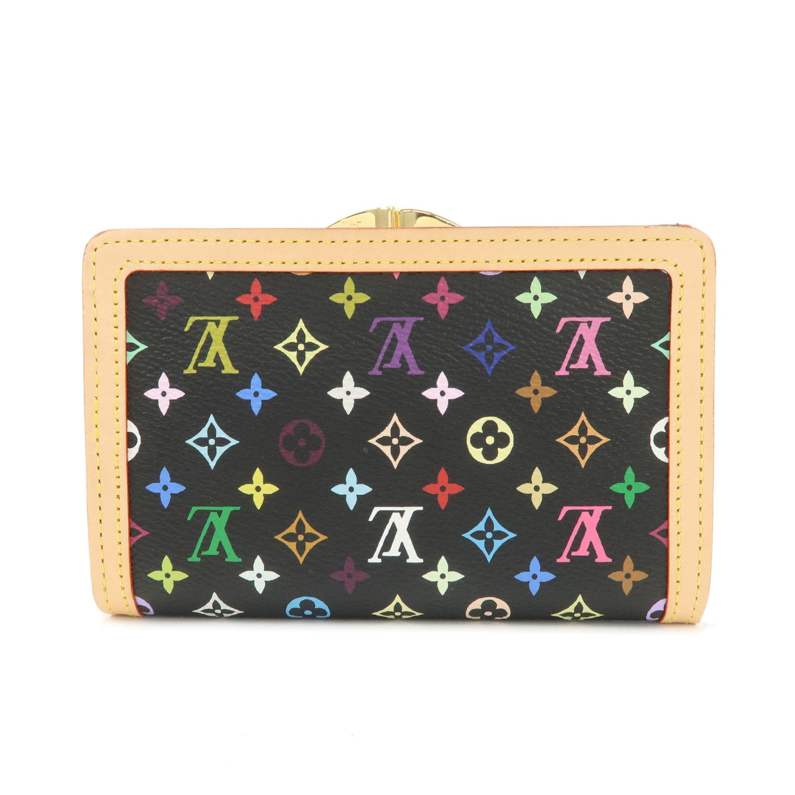 Louis Vuitton Monogram Multicolor Portefeuille Viennoi M92988 Used