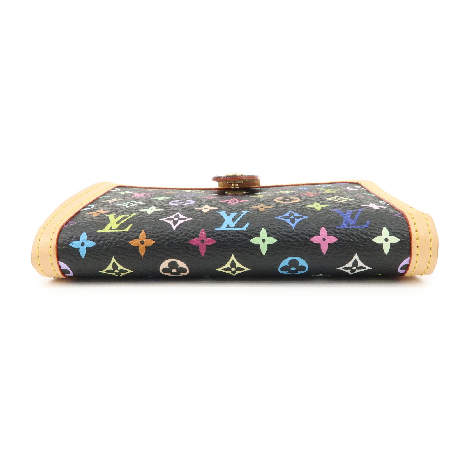 Louis Vuitton Monogram Multicolor Portefeuille Viennoi M92988 Used