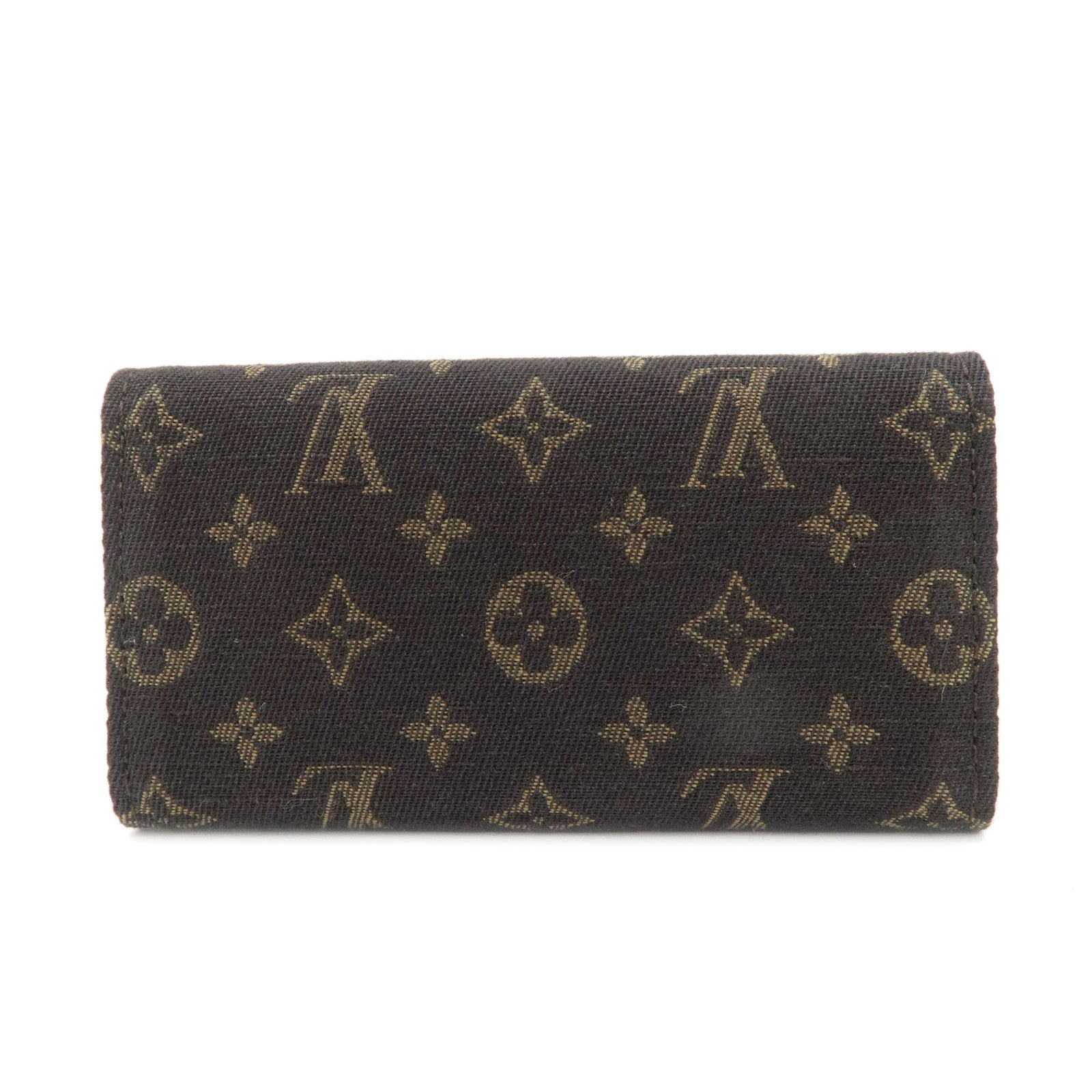 Louis Vuitton Monogram Mini Lin Multicles 4 Key Case Ebene M95231 Used