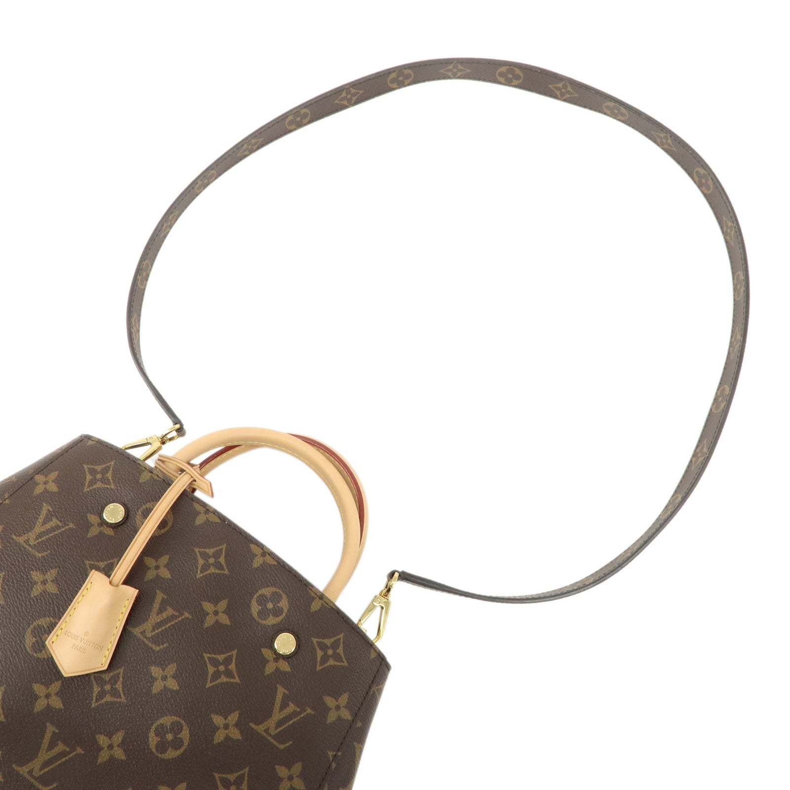 Louis Vuitton Monogram Montaigne BB 2Way Bag Hand Bag M41055 Used