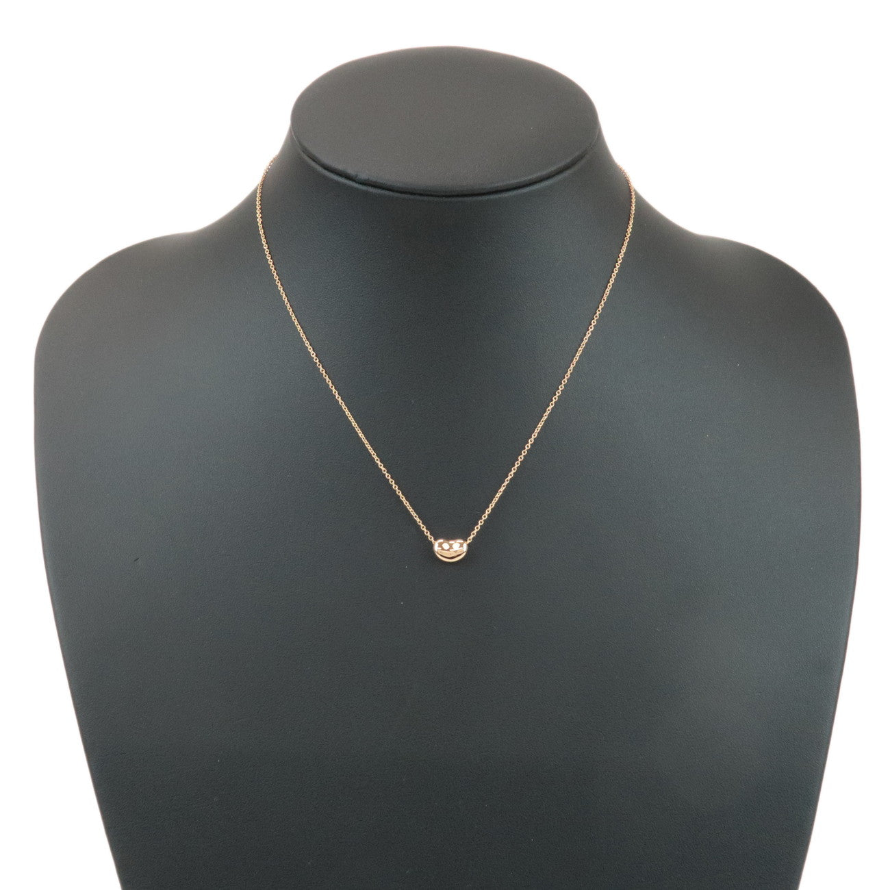 Tiffany&Co. Mini Bean Necklace K18PG 750PG Rose Gold