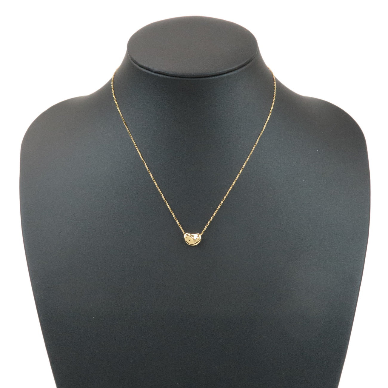 Tiffany&Co. Bean Necklace Small K18YG 750YG Yellow Gold