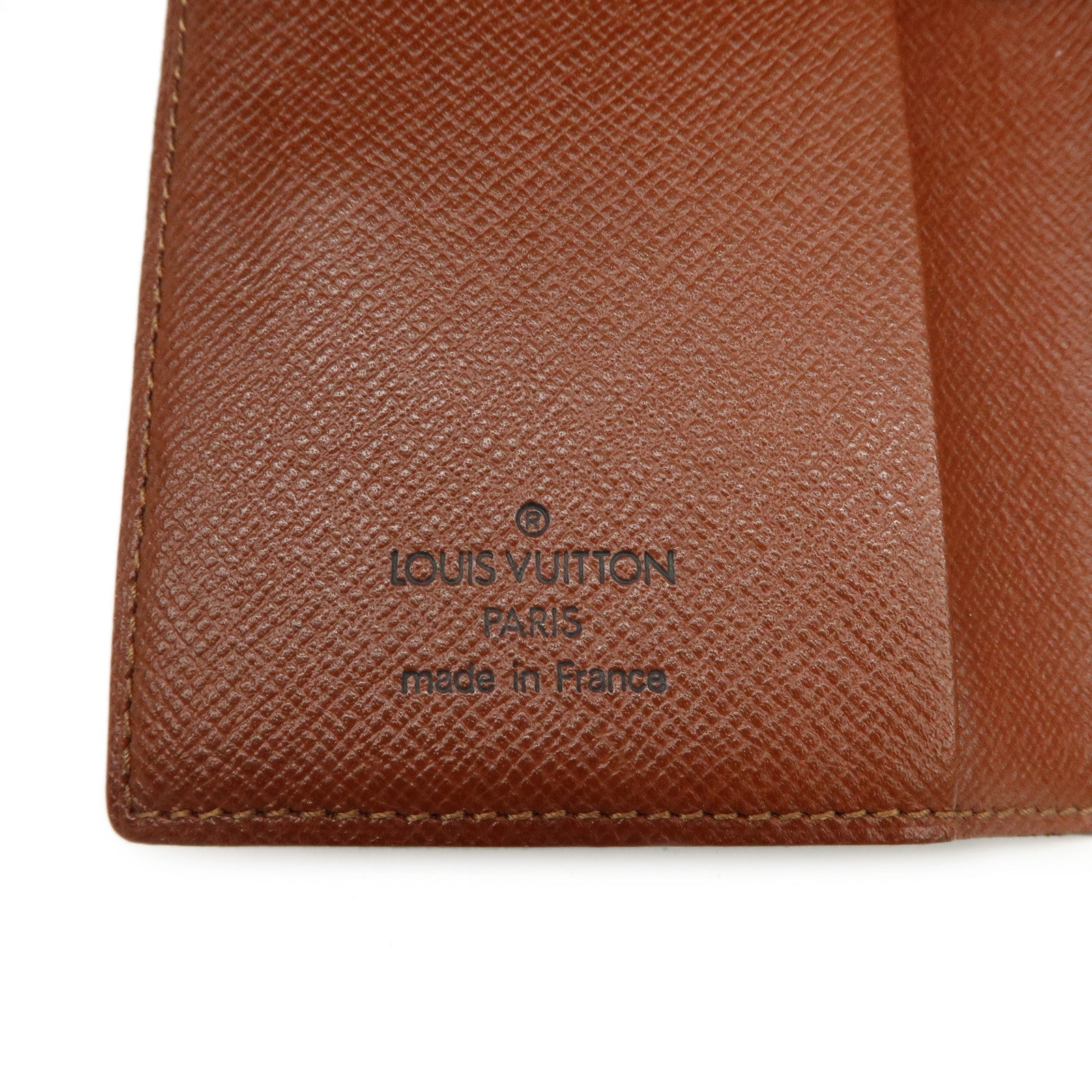 Louis Vuitton Monogram Agenda Mini Planner Cover Brown R20007 Used