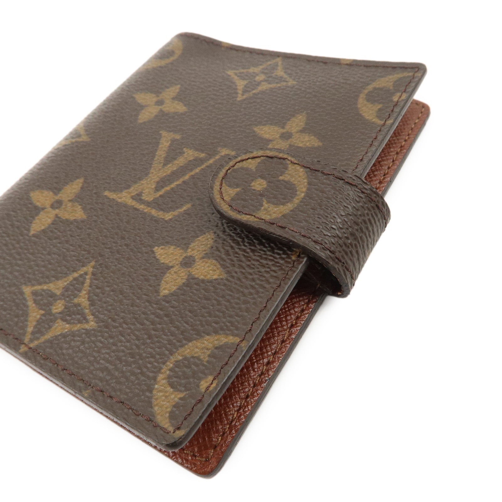 Louis Vuitton Monogram Agenda Mini Planner Cover Brown R20007 Used