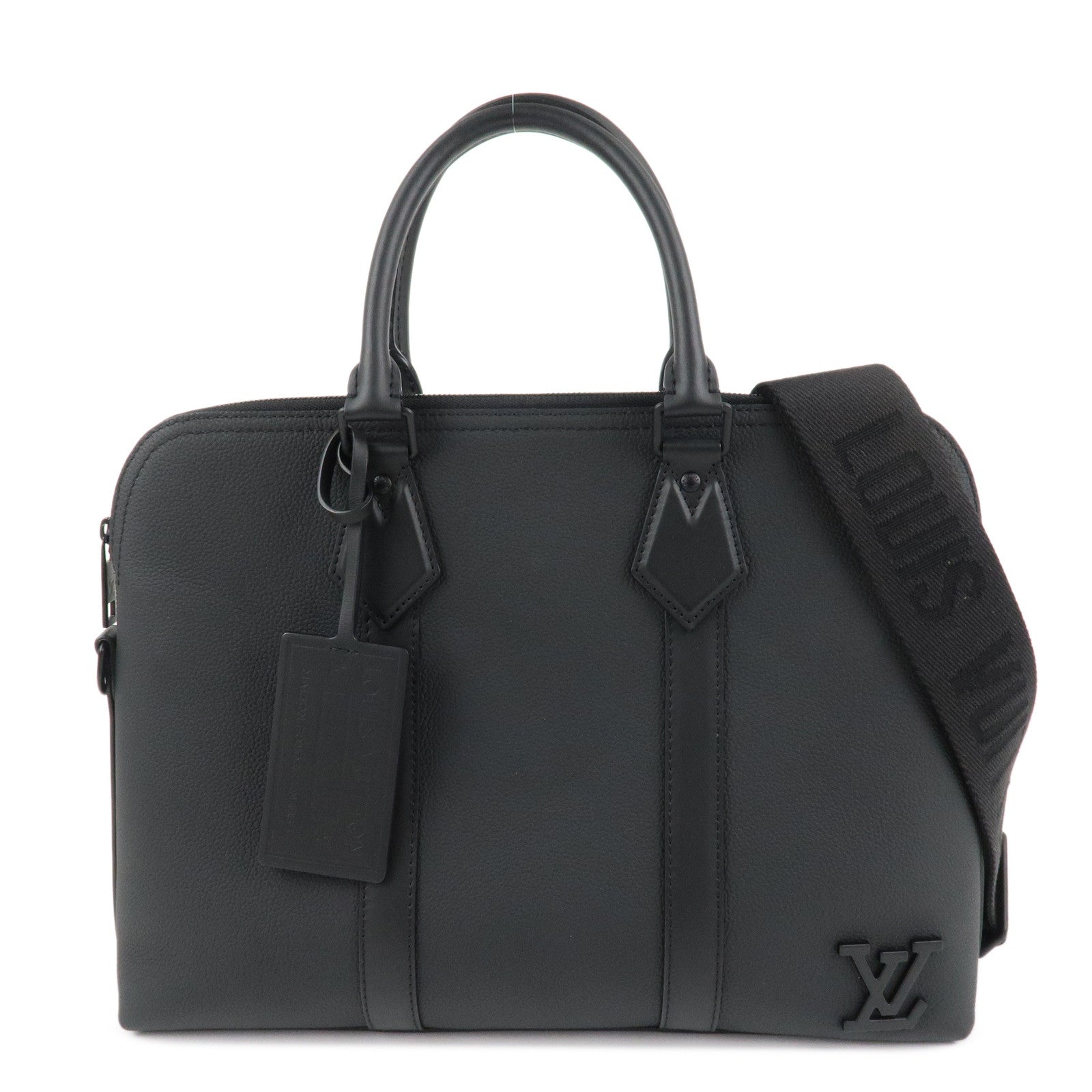 Louis-Vuitton-Aerogram-Take-Off-2Way-Briefcase-Noir-Black-M59159