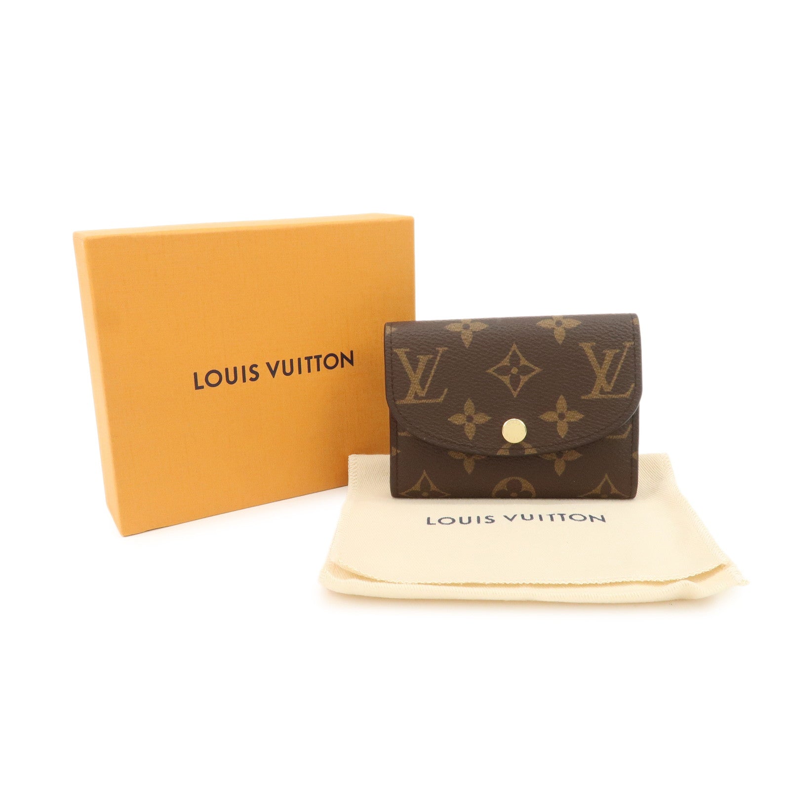 Louis Vuitton Monogram Porte Monnaie Rosalie Coin Case M62361 Used