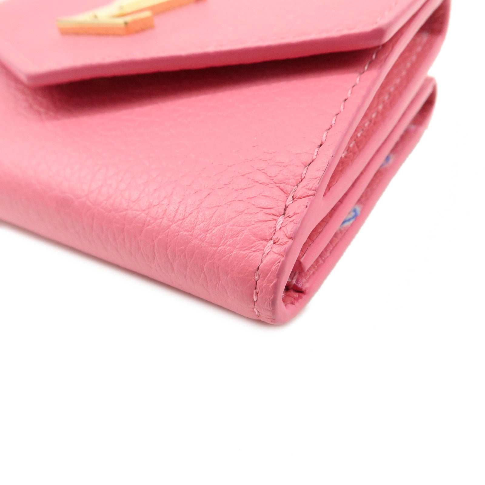 Louis Vuitton Portefeuille Rock Mini Wallet Punch Pink M81147 Used