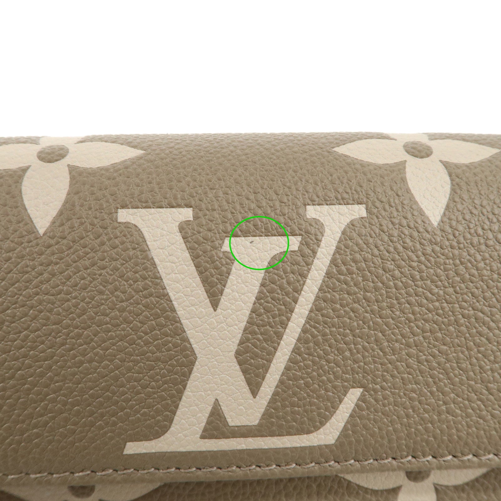 Louis Vuitton Monogram Empreinte WOC Shoulder Bag Ivy M82211 Used