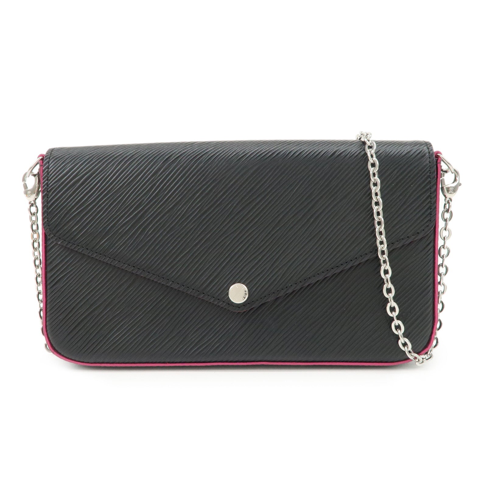 Louis-Vuitton-Epi-Pochette-Felicie-Shoulder-Bag-Noir-Pink-M64579