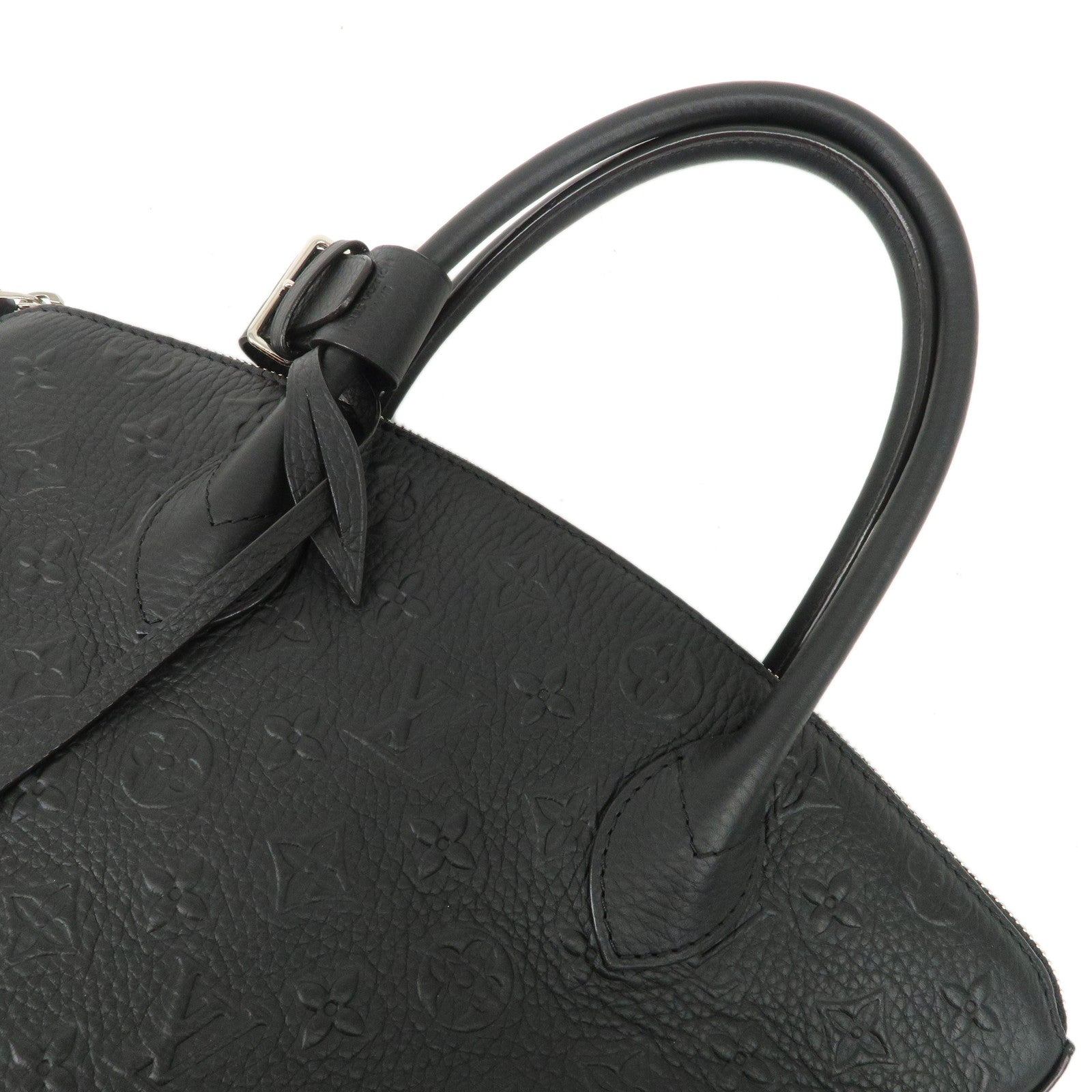 Louis Vuitton Monogram Lock It Revelation Hand Bag Noir M40771 Used