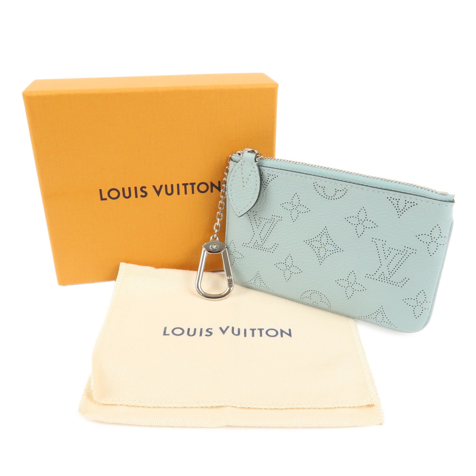 Louis Vuitton Monogram Mahina Pochette Cles Coin Case M80696 Used