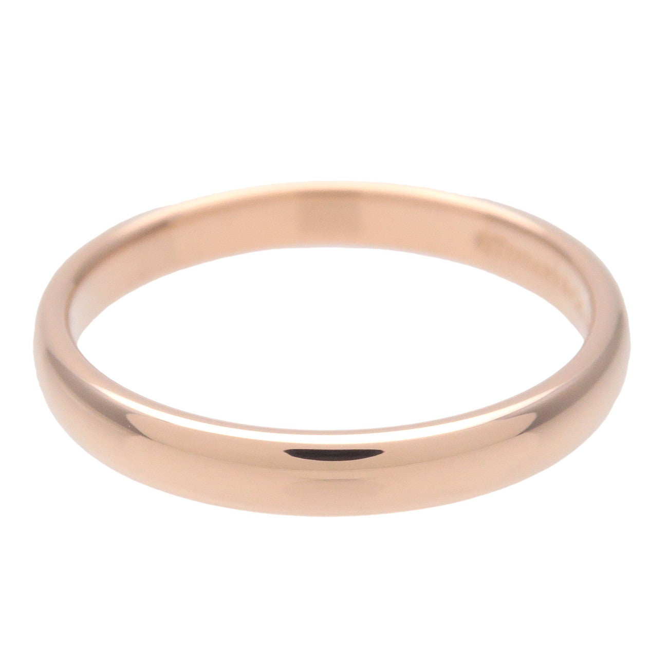 Tiffany&Co. Classic Band Ring K18PG 750PG RoseGold US8 EU56.5 Used