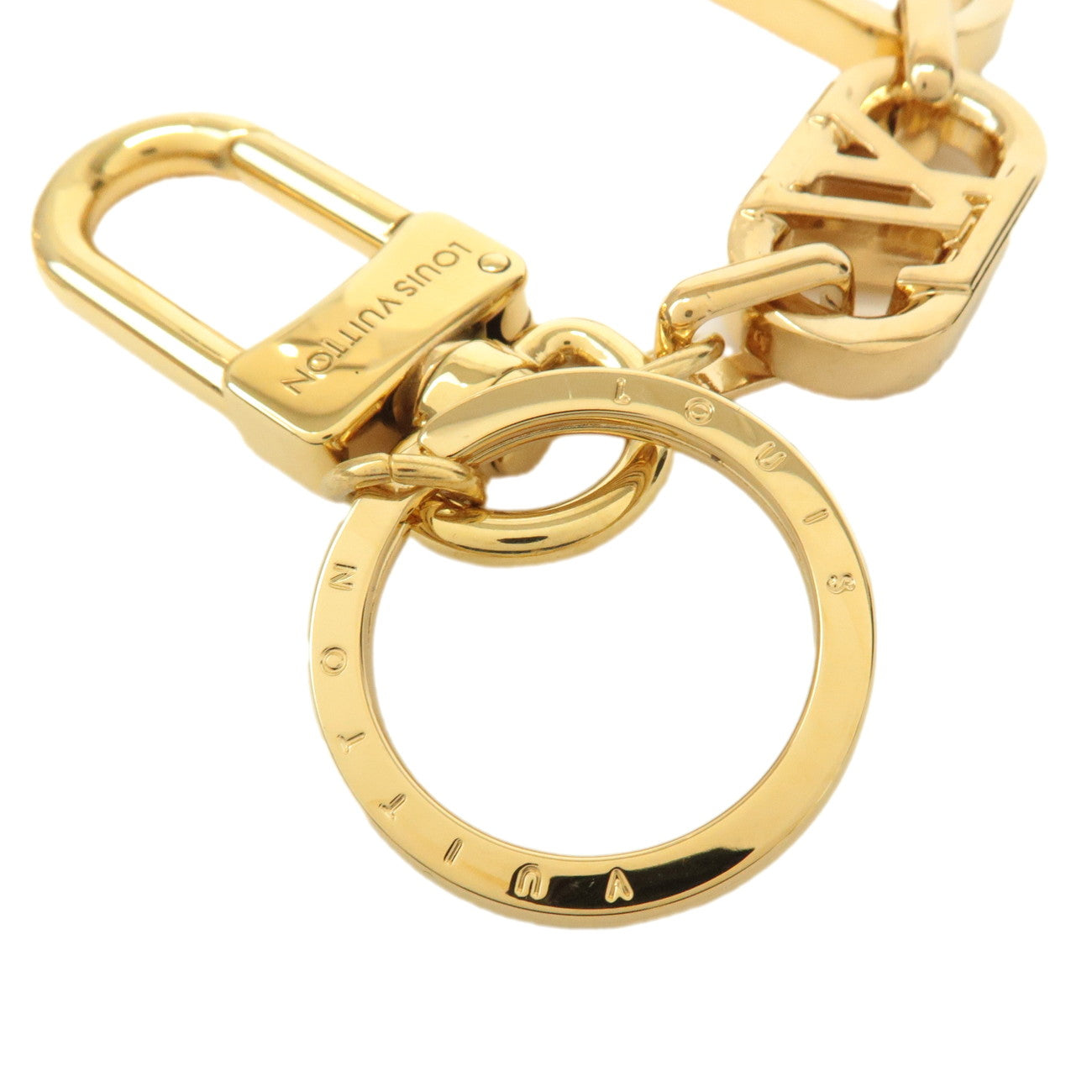 Louis Vuitton Monogram My LV Chain Charm Gold M00878 Used