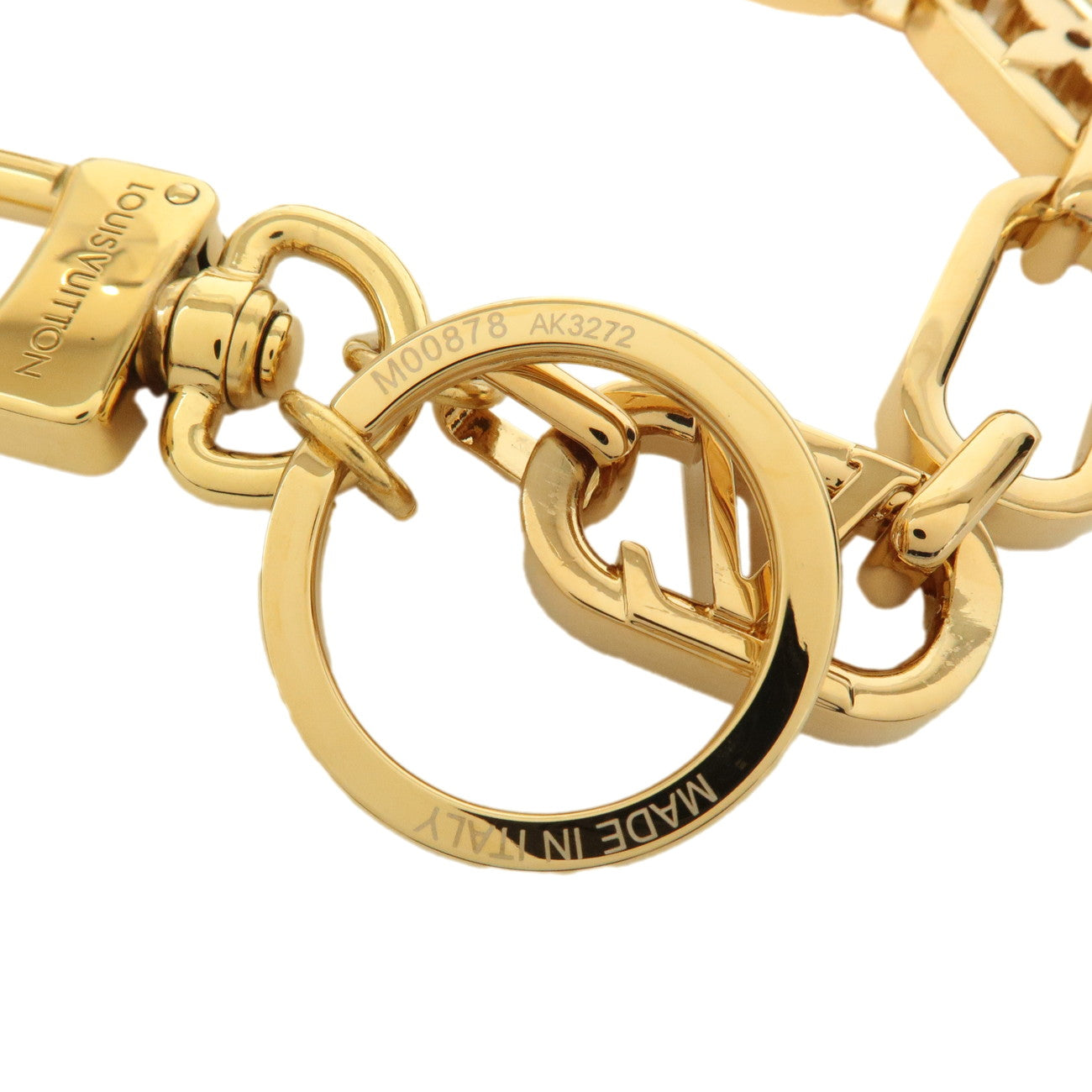 Louis Vuitton Monogram My LV Chain Charm Gold M00878 Used