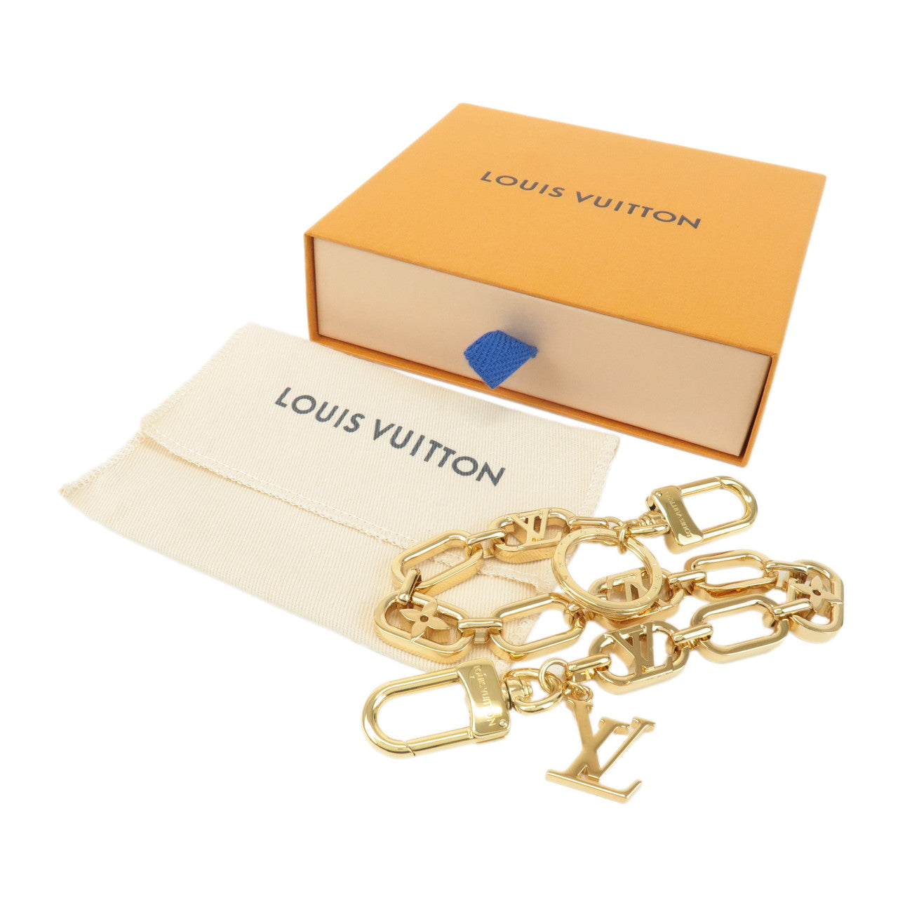 Louis Vuitton Monogram My LV Chain Charm Gold M00878 Used