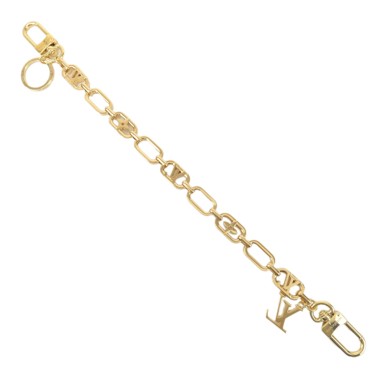 Louis Vuitton Monogram My LV Chain Charm Gold M00878 Used