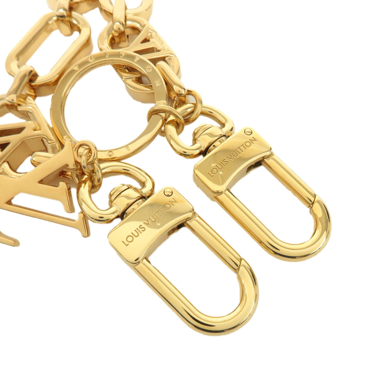 Louis Vuitton Monogram My LV Chain Charm Gold M00878 Used