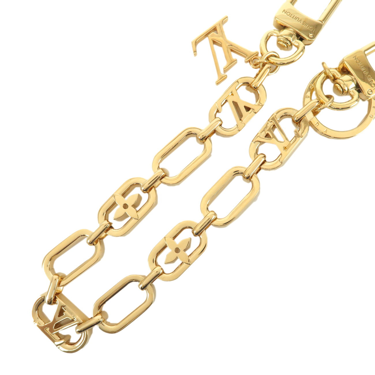 Louis Vuitton Monogram My LV Chain Charm Gold M00878 Used