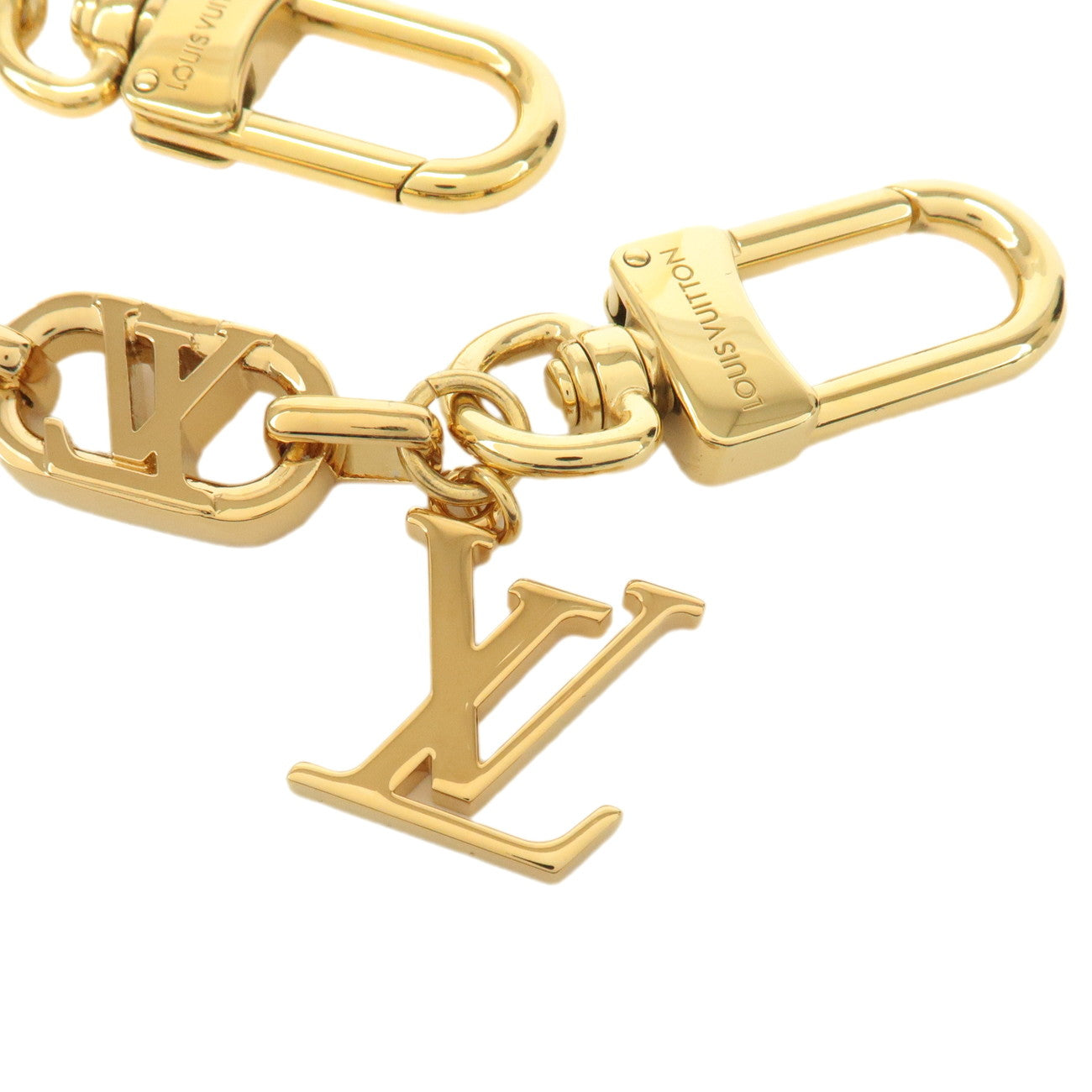 Louis Vuitton Monogram My LV Chain Charm Gold M00878 Used