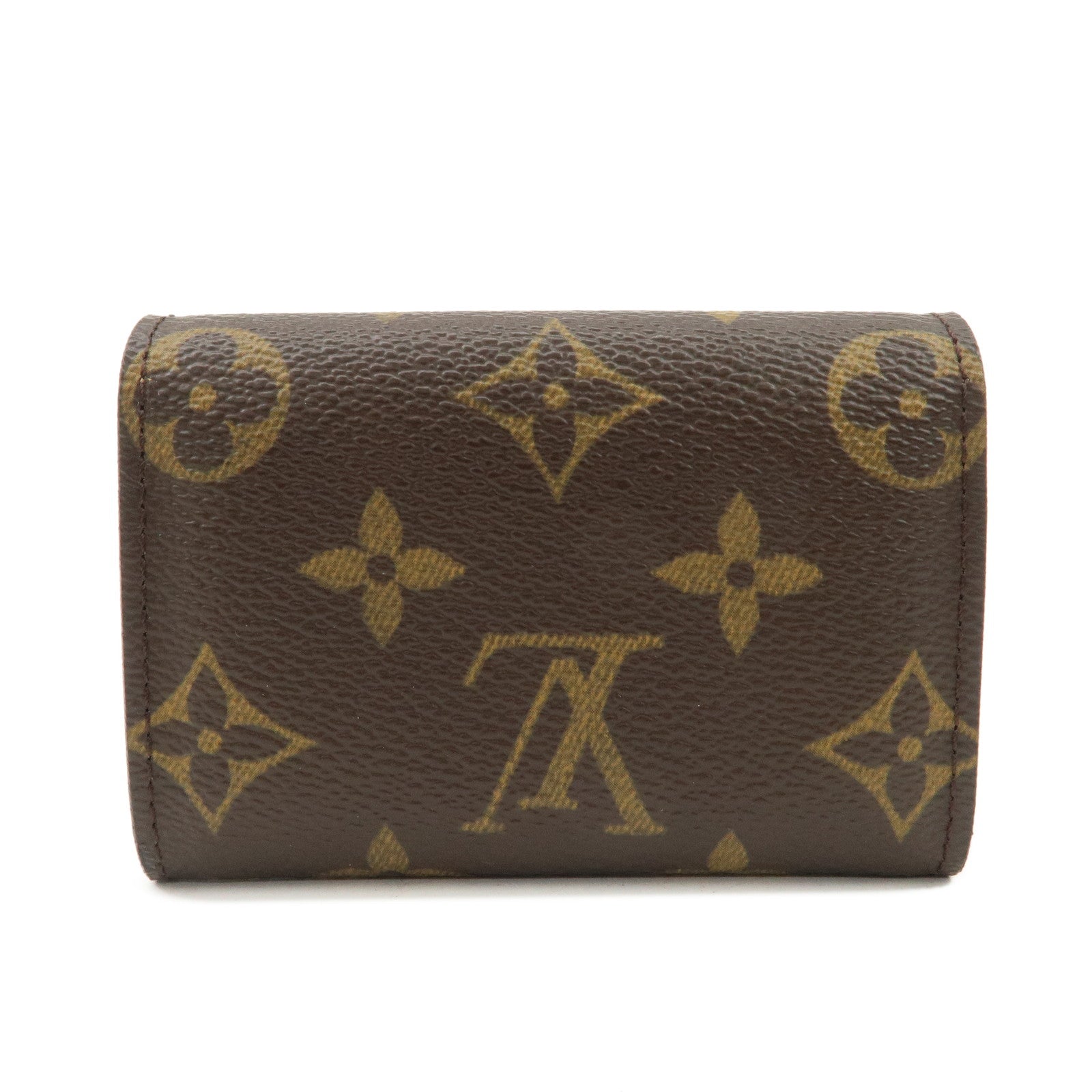 Louis Vuitton Monogram Porte Monnaie Plat Coin Case M61930 Used