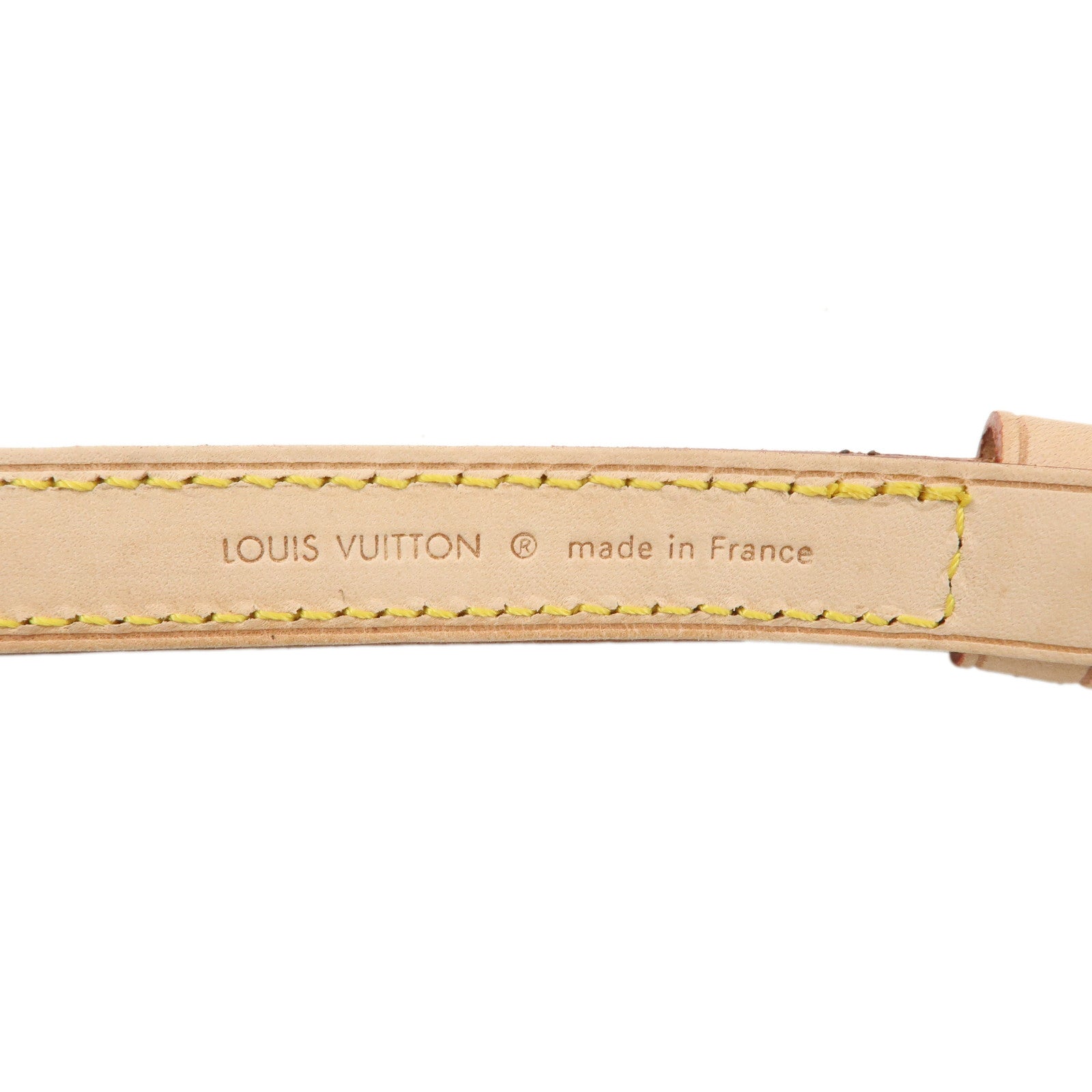 Louis Vuitton Nume Leather Adjustable Shoulder Strap 120cm J52312 Used