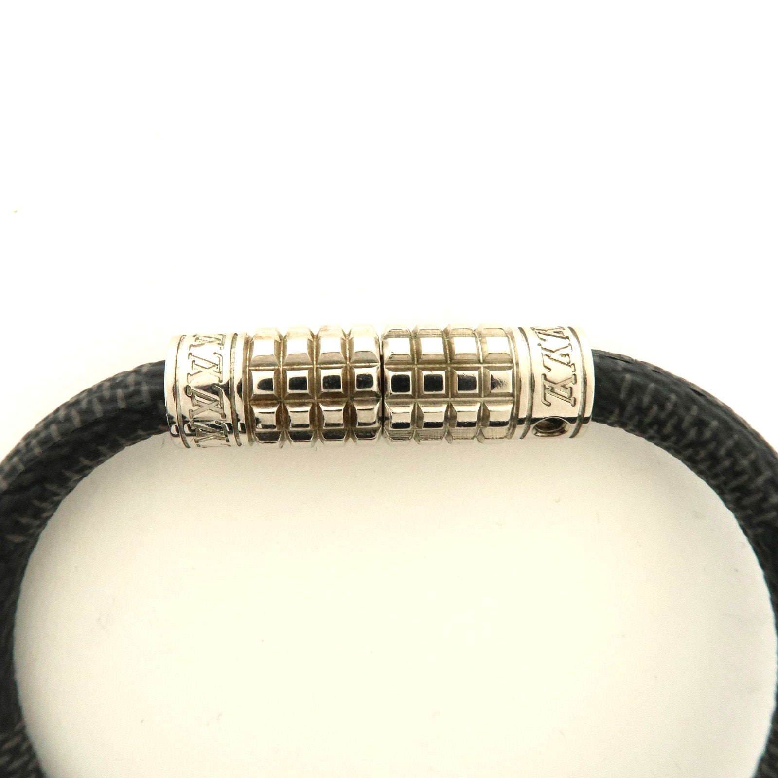 Louis Vuitton Damier Graphite Bracelet Digit Black M6626E