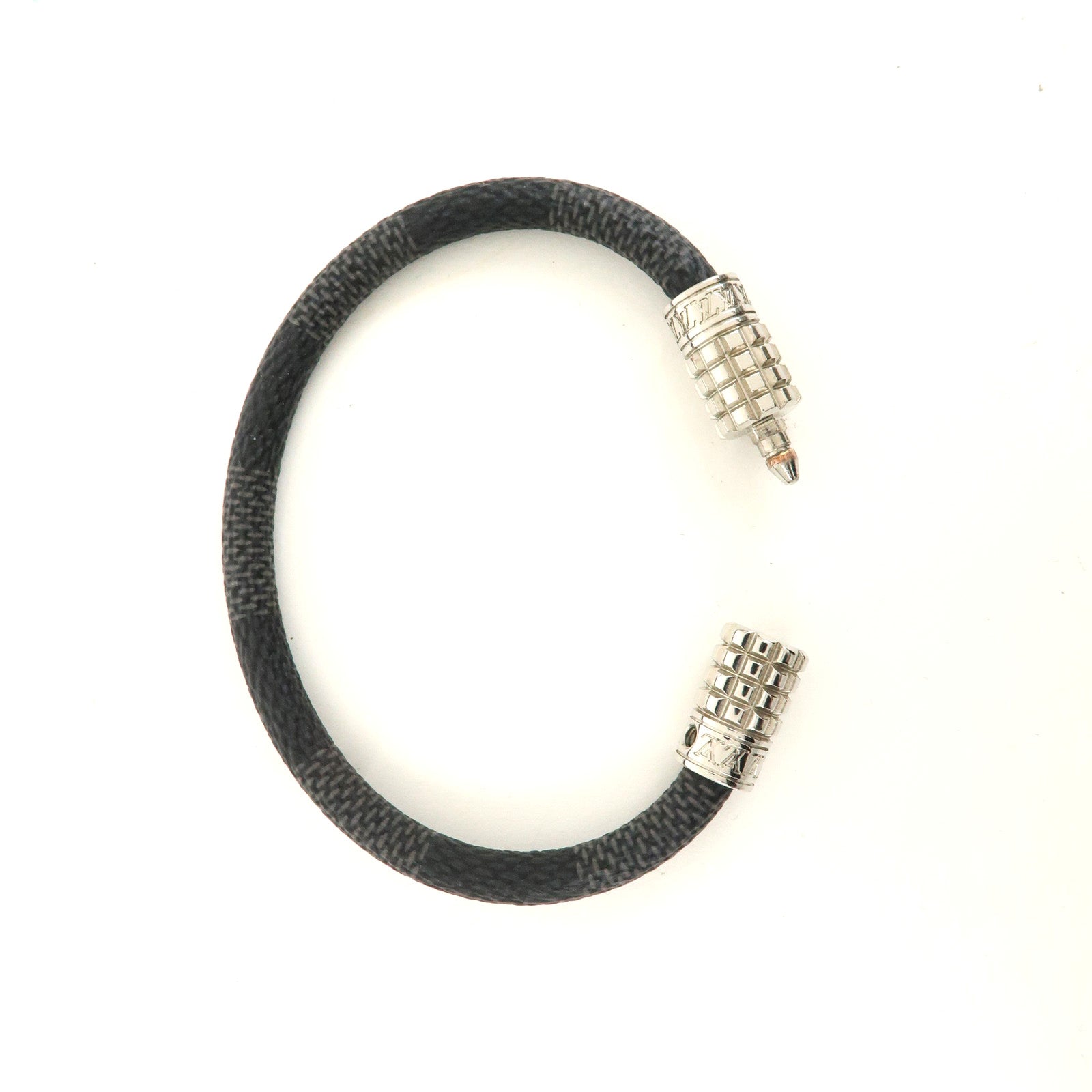 Louis Vuitton Damier Graphite Bracelet Digit Black M6626E