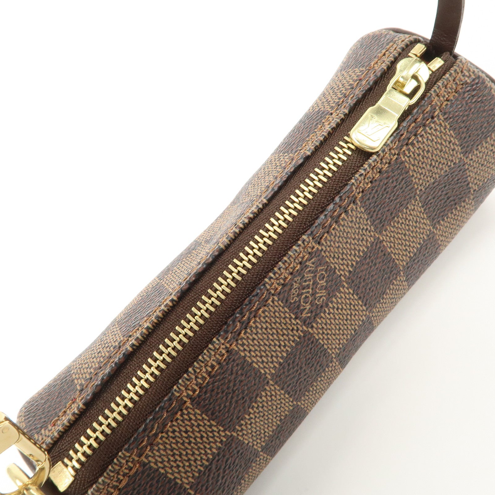 Louis Vuitton Damier Mini Pouch for Papillon Bag Damier Ebene Used