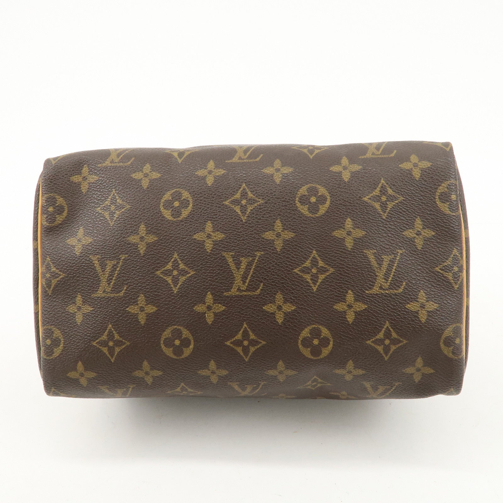 Louis Vuitton Monogram Speedy 25 Hand Bag Boston Bag Brown M41528 Used