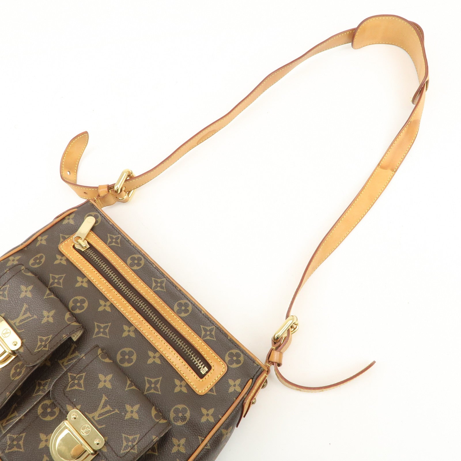 Louis Vuitton Monogram Hudson GM Shoulder Bag M40045 Used