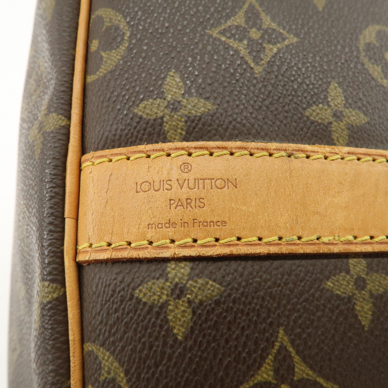 Louis Vuitton Monogram Keep All Bandouliere 60 Bag Brown M41412 Used