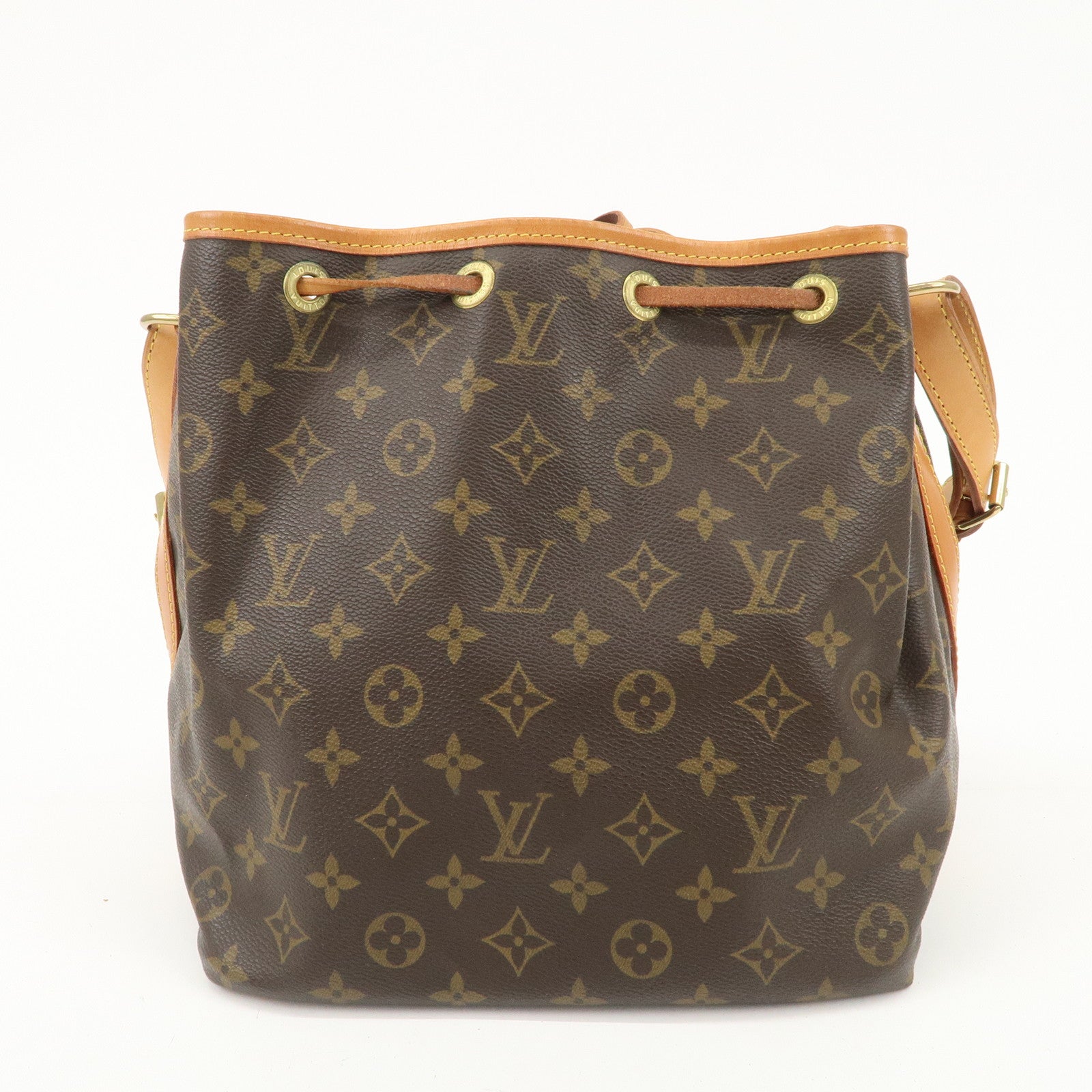 Louis Vuitton Monogram Petit Noe Shoulder Bag Brown M42226 Used